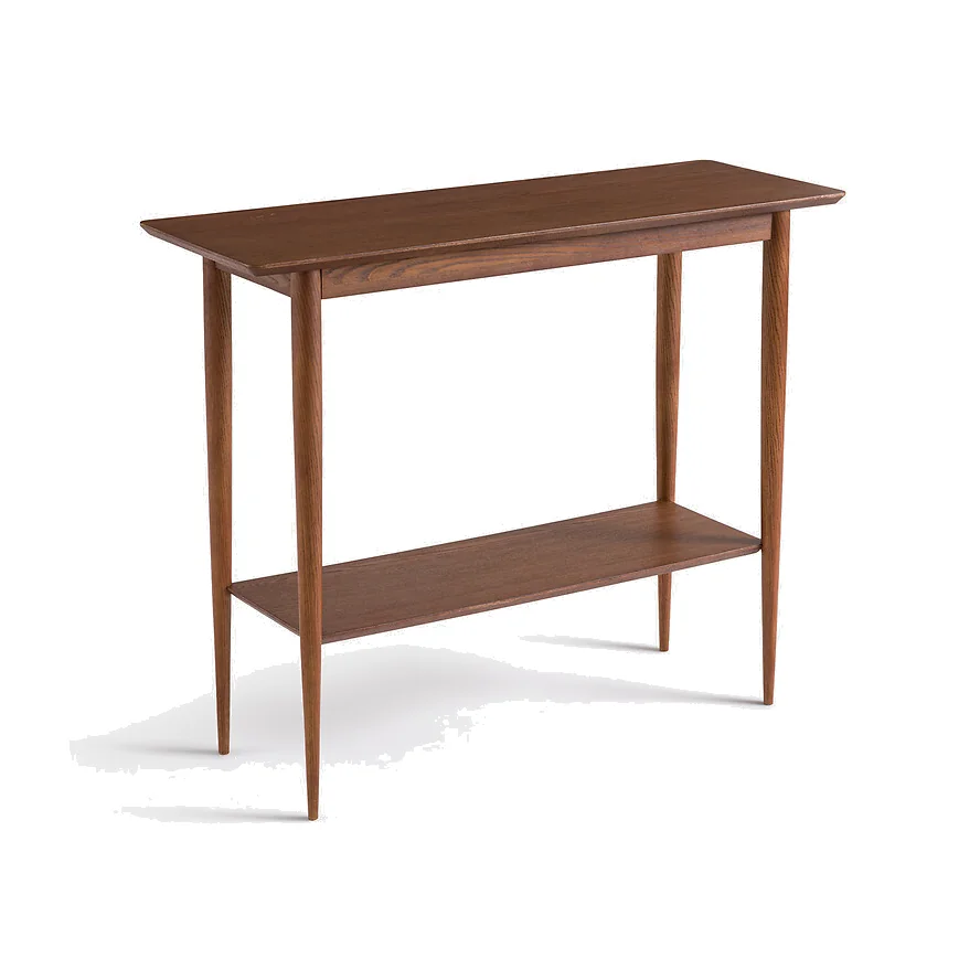 Lussan Two-Tier Console Table in Ash Veneer