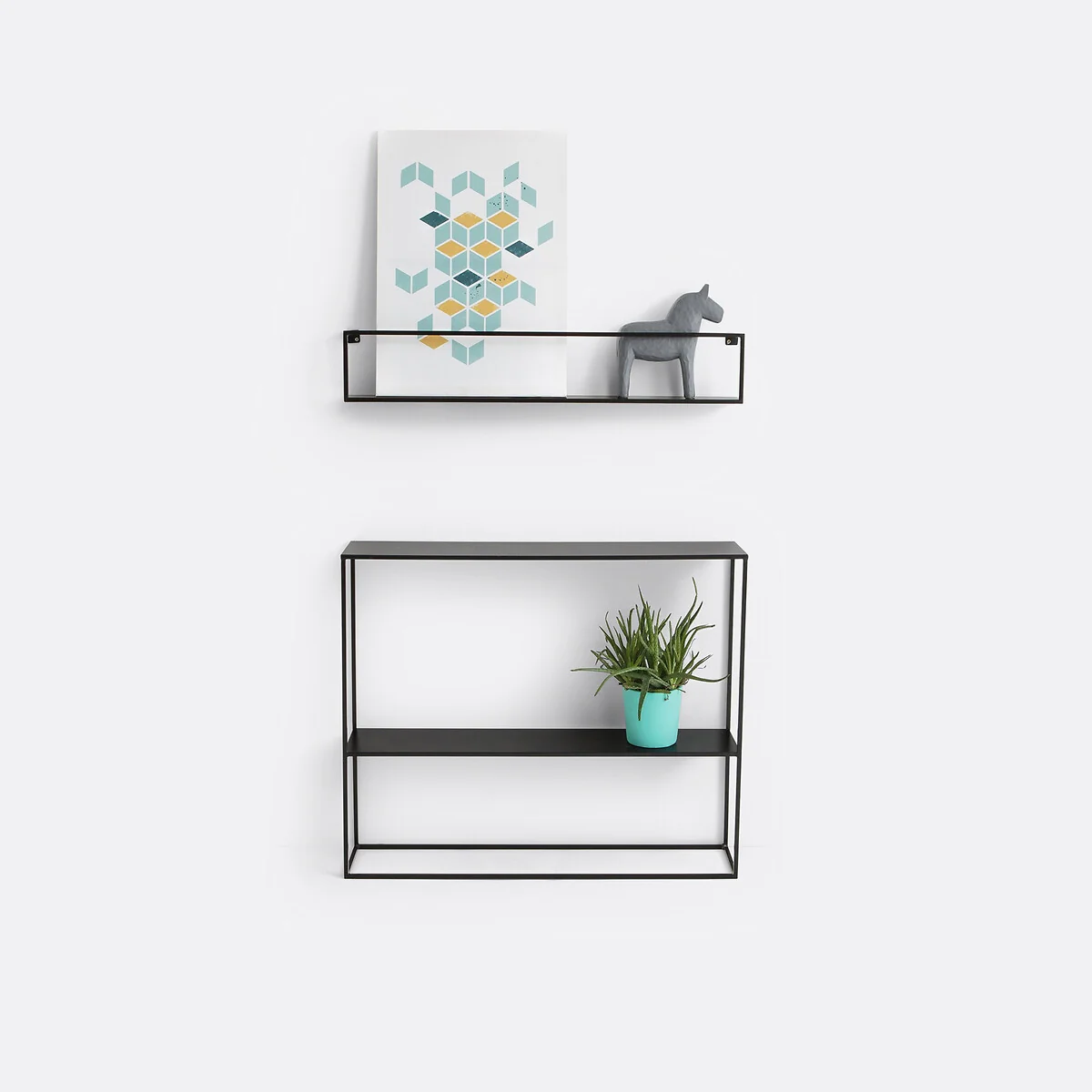 Miva 2-Tier Steel Console Table – image 6
