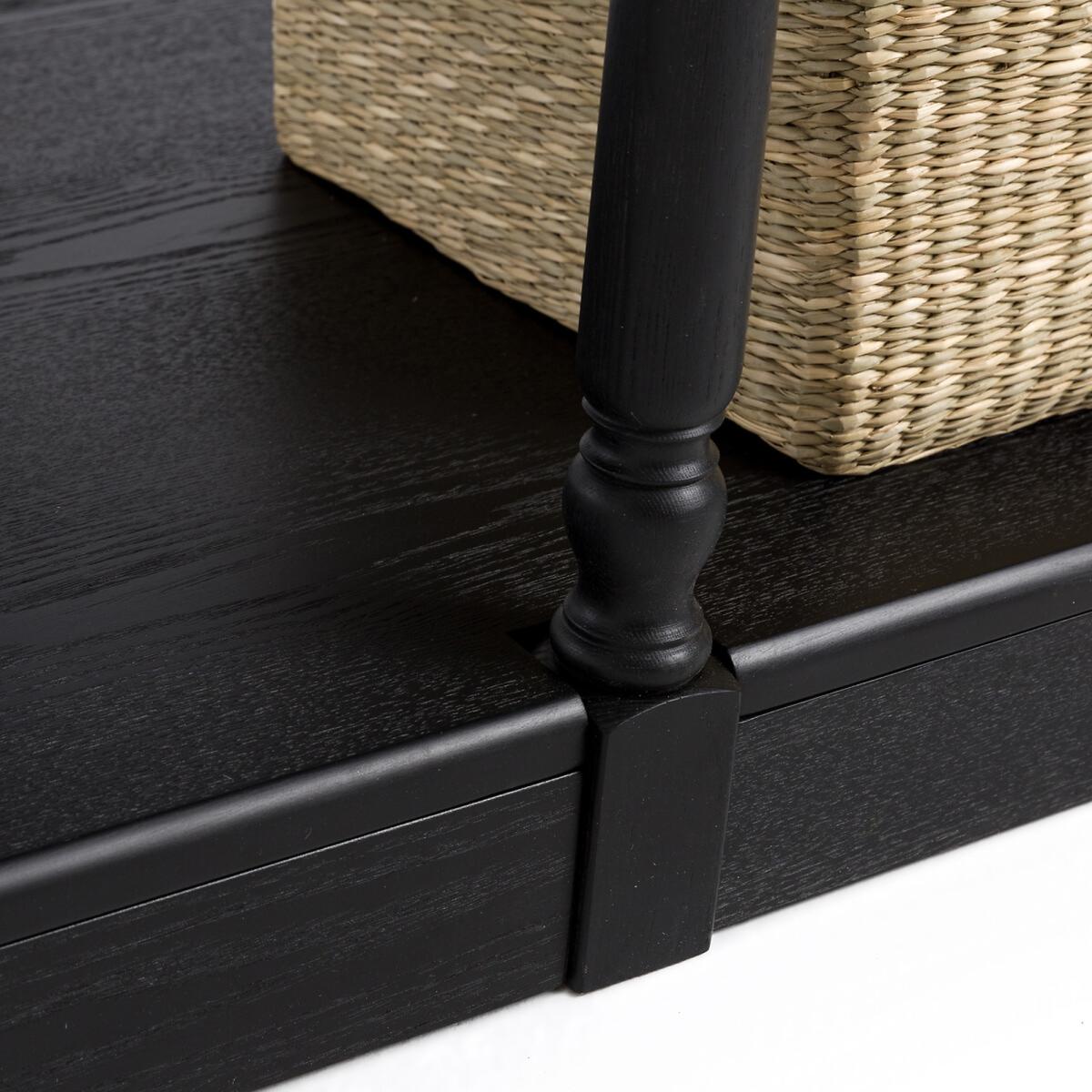 Reipard 180cm Oak Veneer Draper Console Table – image 4