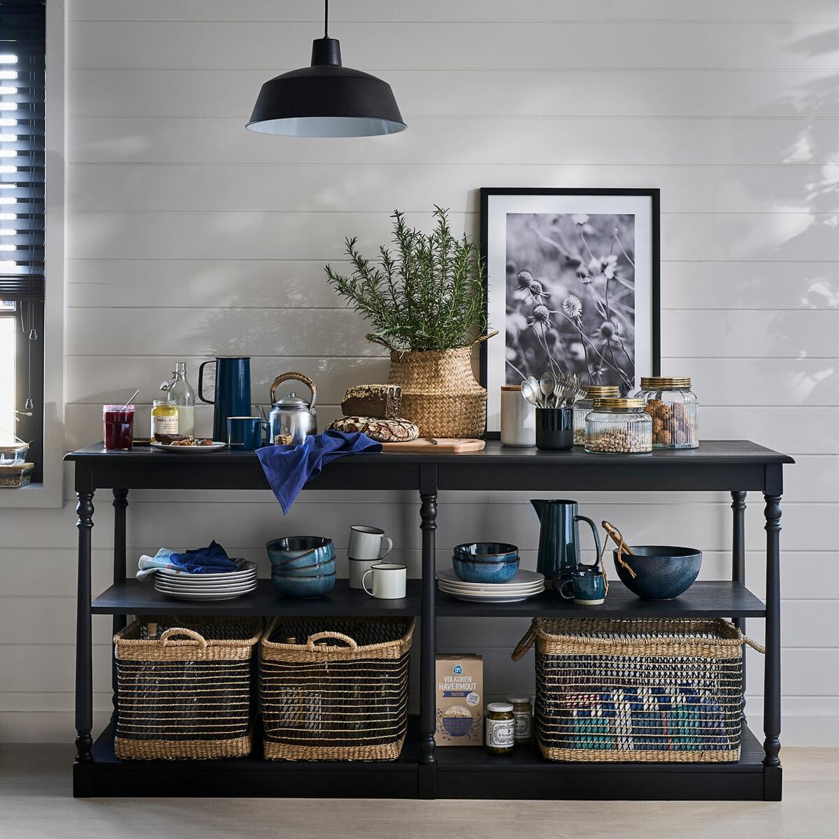 Reipard 180cm Oak Veneer Draper Console Table – image 6