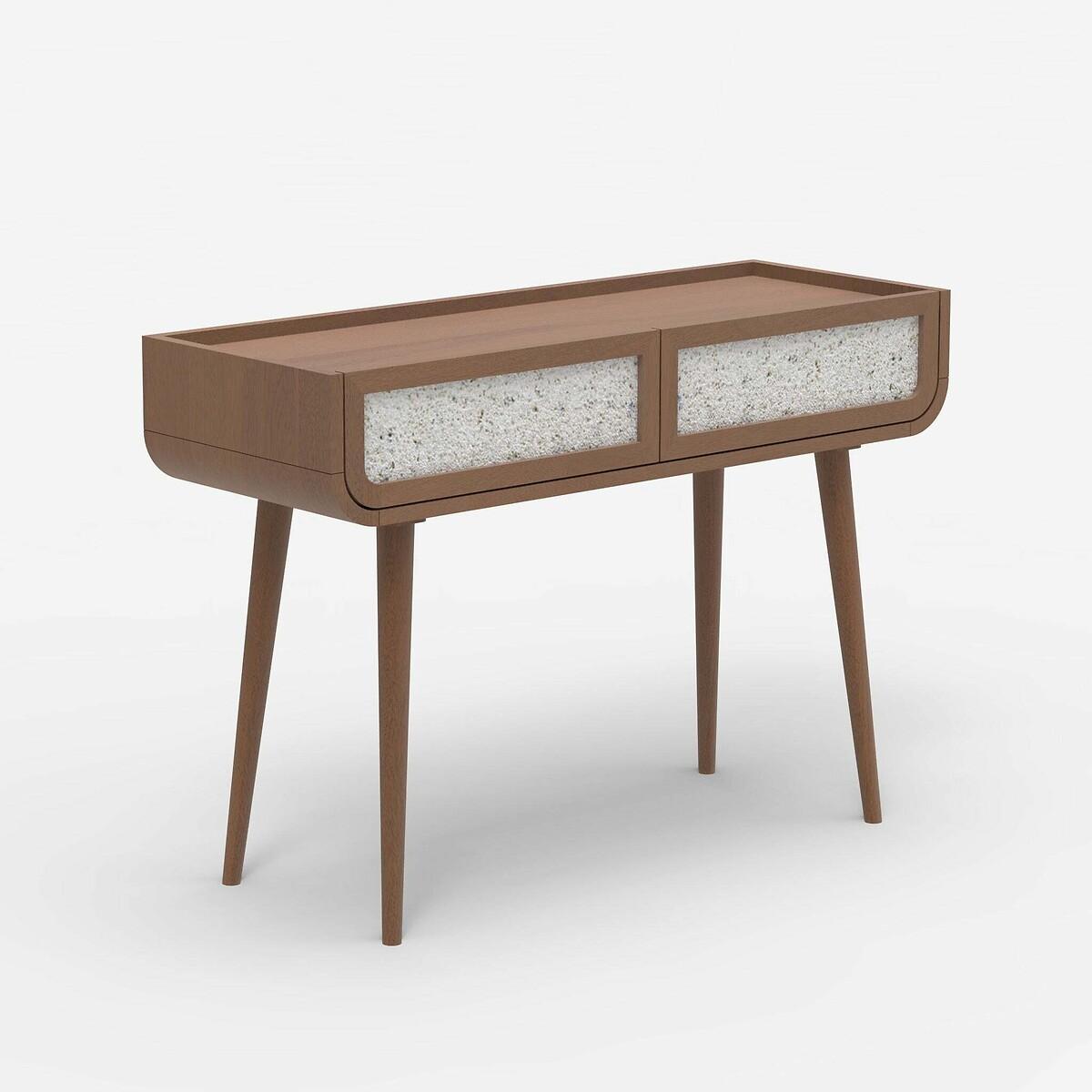 Ozen Stone & Mango Wood Console Table – image 2