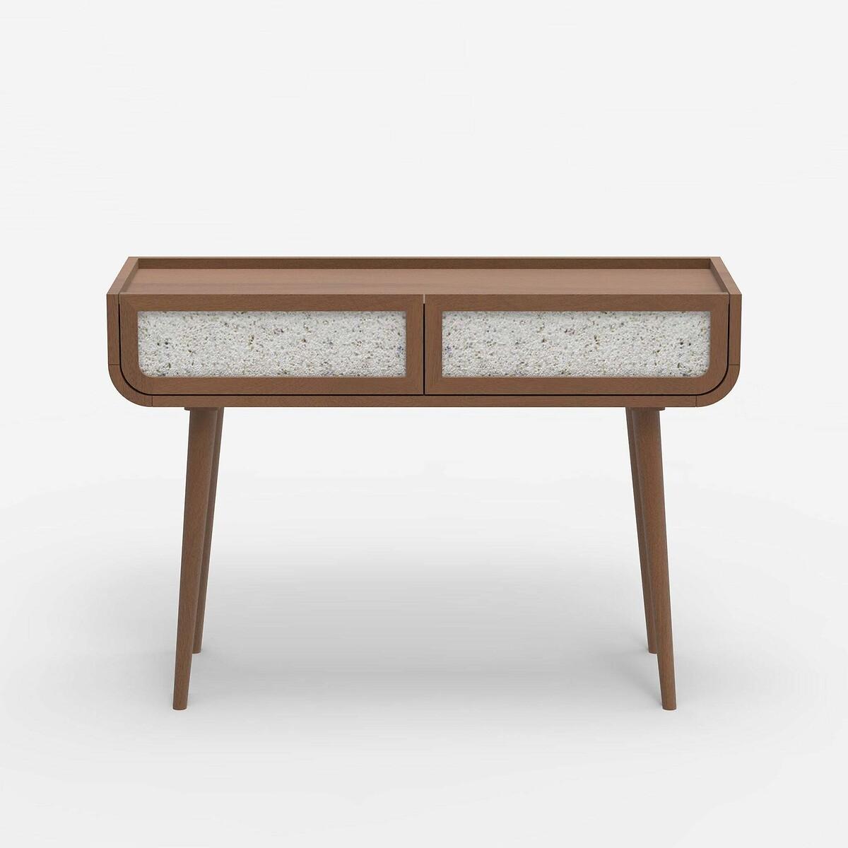 Ozen Stone & Mango Wood Console Table – image 3