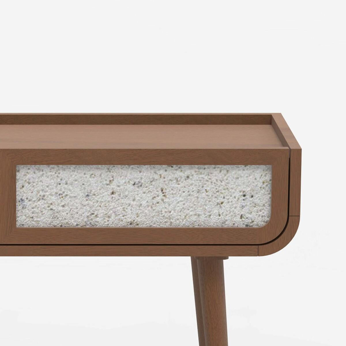 Ozen Stone & Mango Wood Console Table – image 4
