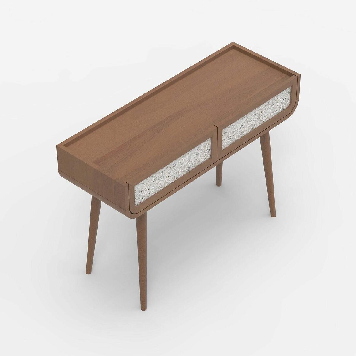 Ozen Stone & Mango Wood Console Table – image 5