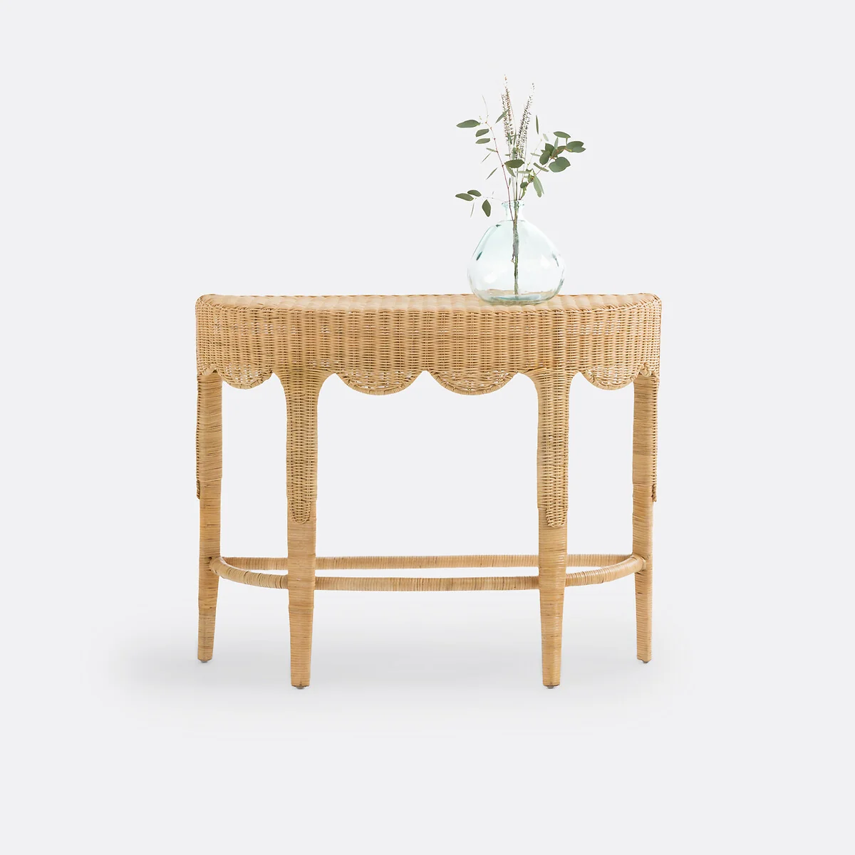 Loama Braided Rattan Console Table – image 3
