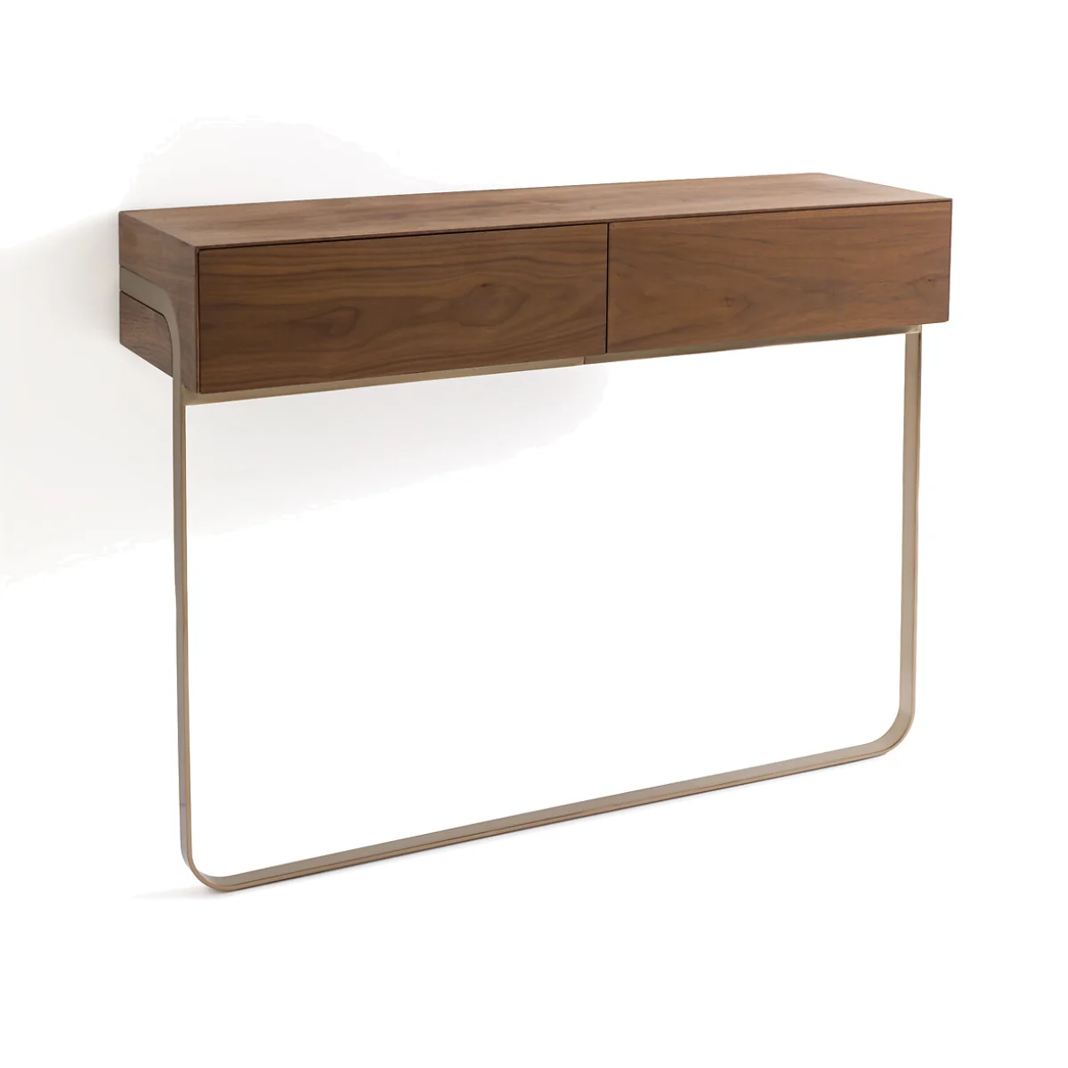 Merten Walnut Wall Console Table – image 1