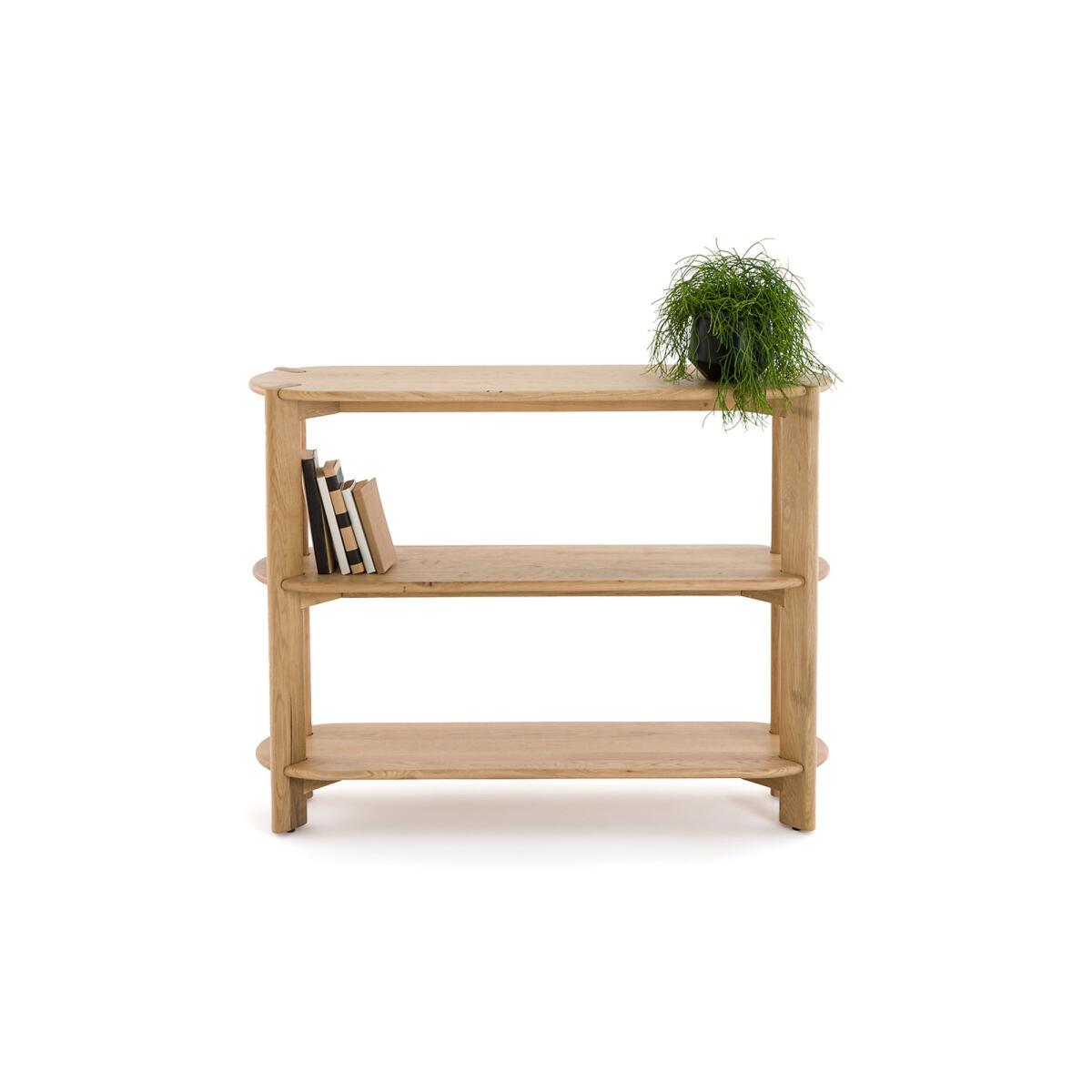 Elmo Solid Oak 3-Level Console Table – image 2