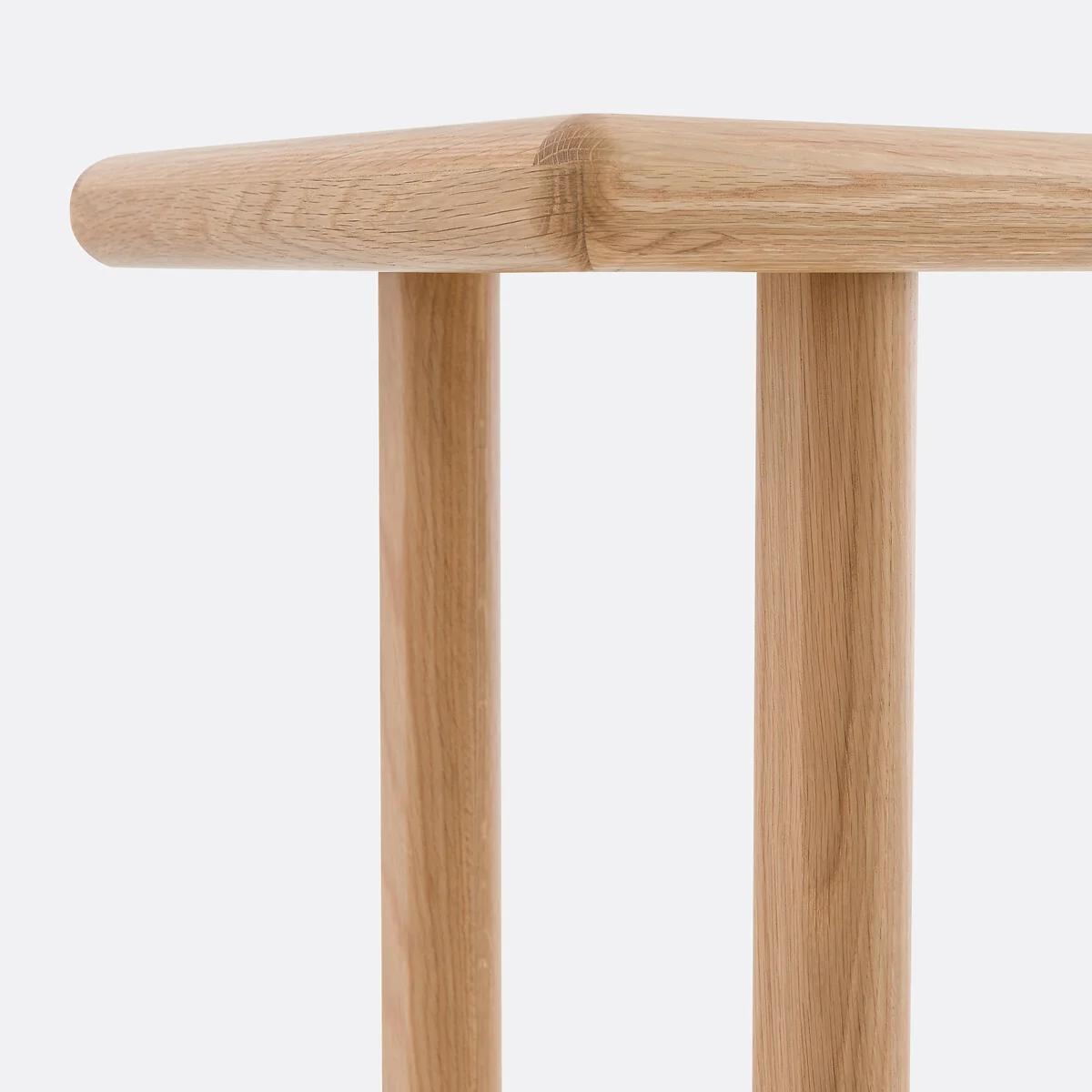 Douve Console Table in Solid Oak and Oak Veneer, L140cm – image 6