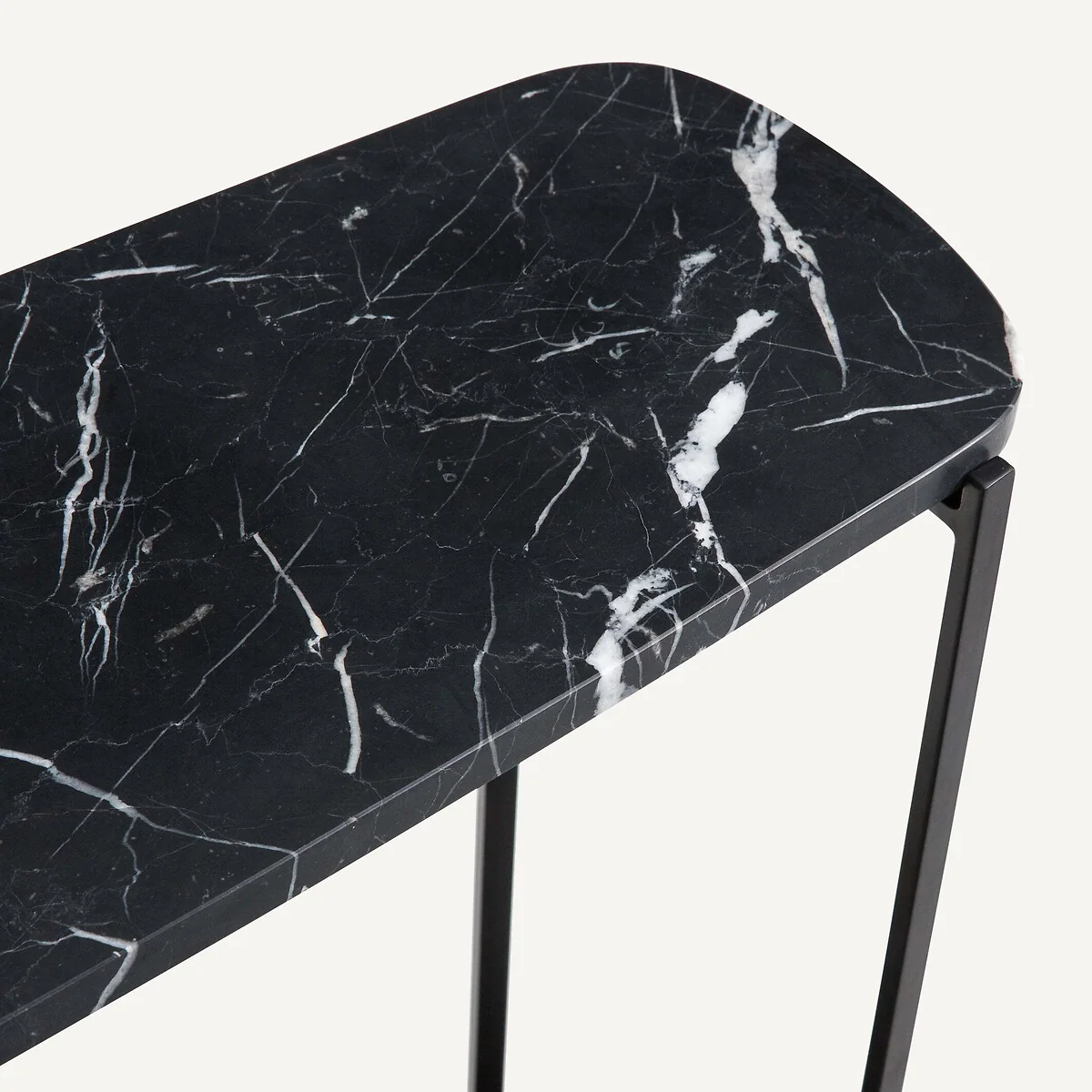 Arambol Marble & Metal Console Table – image 5