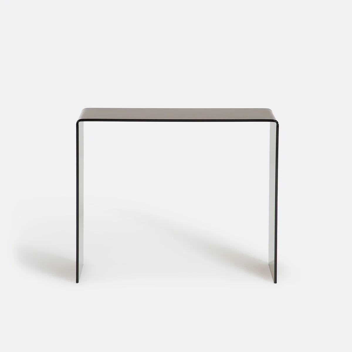 Joan Console Table in Smoked Tempered Glass – image 2
