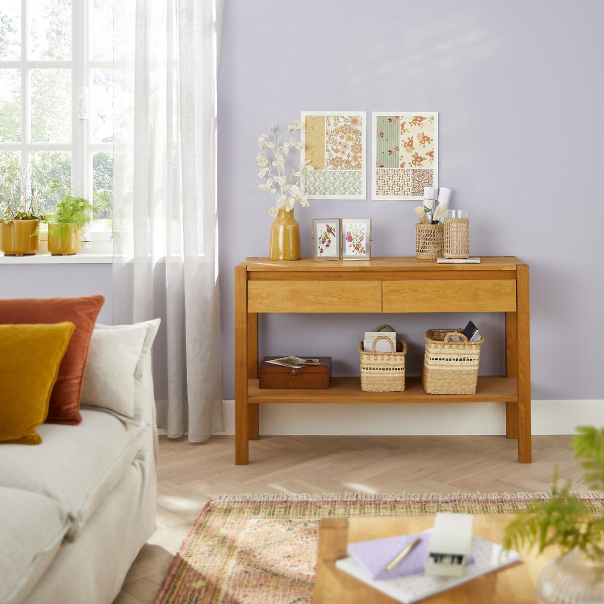Adelita Oak 2-Drawer Console Table – image 6