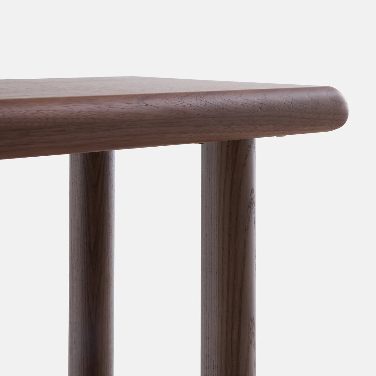 Douve Solid Walnut, Veneer and Solid Ash Console Table, Width 80cm – image 4
