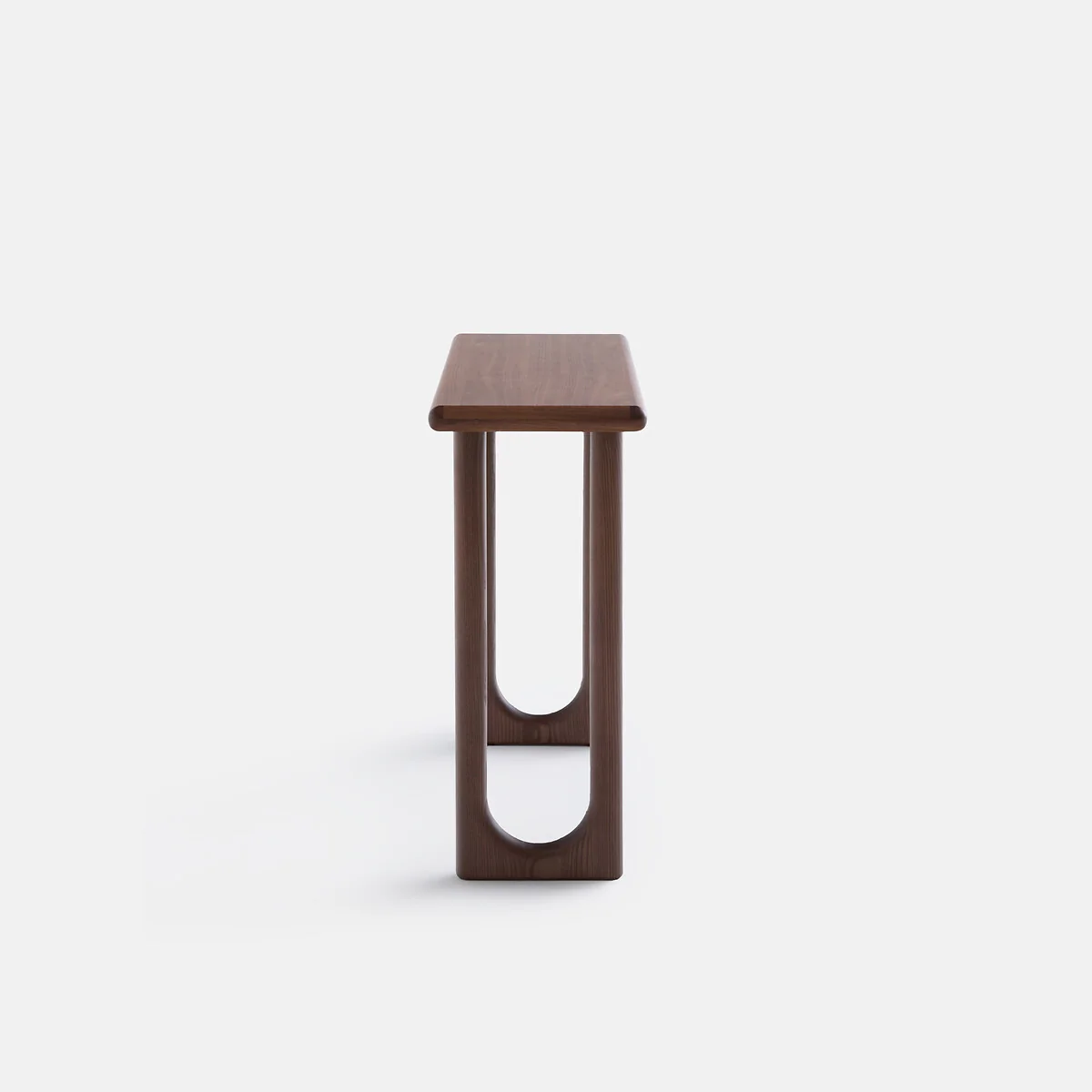 Douve Solid Walnut, Veneer and Solid Ash Console Table, Width 80cm – image 5