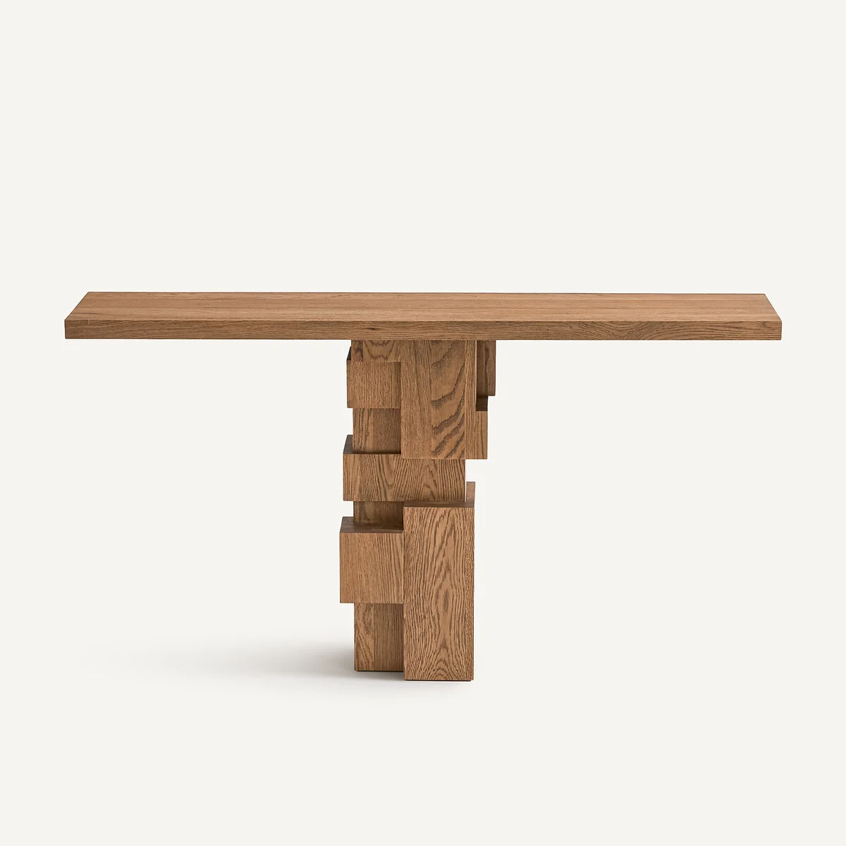 Kimal Console Table in Stained Oak – image 2