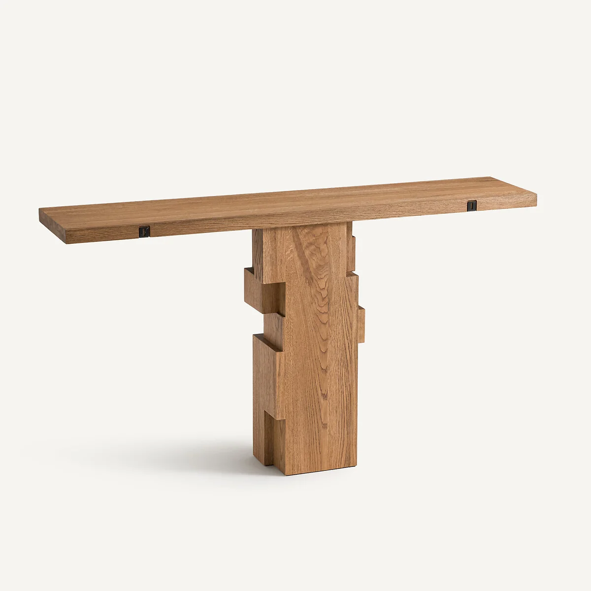 Kimal Console Table in Stained Oak – image 3