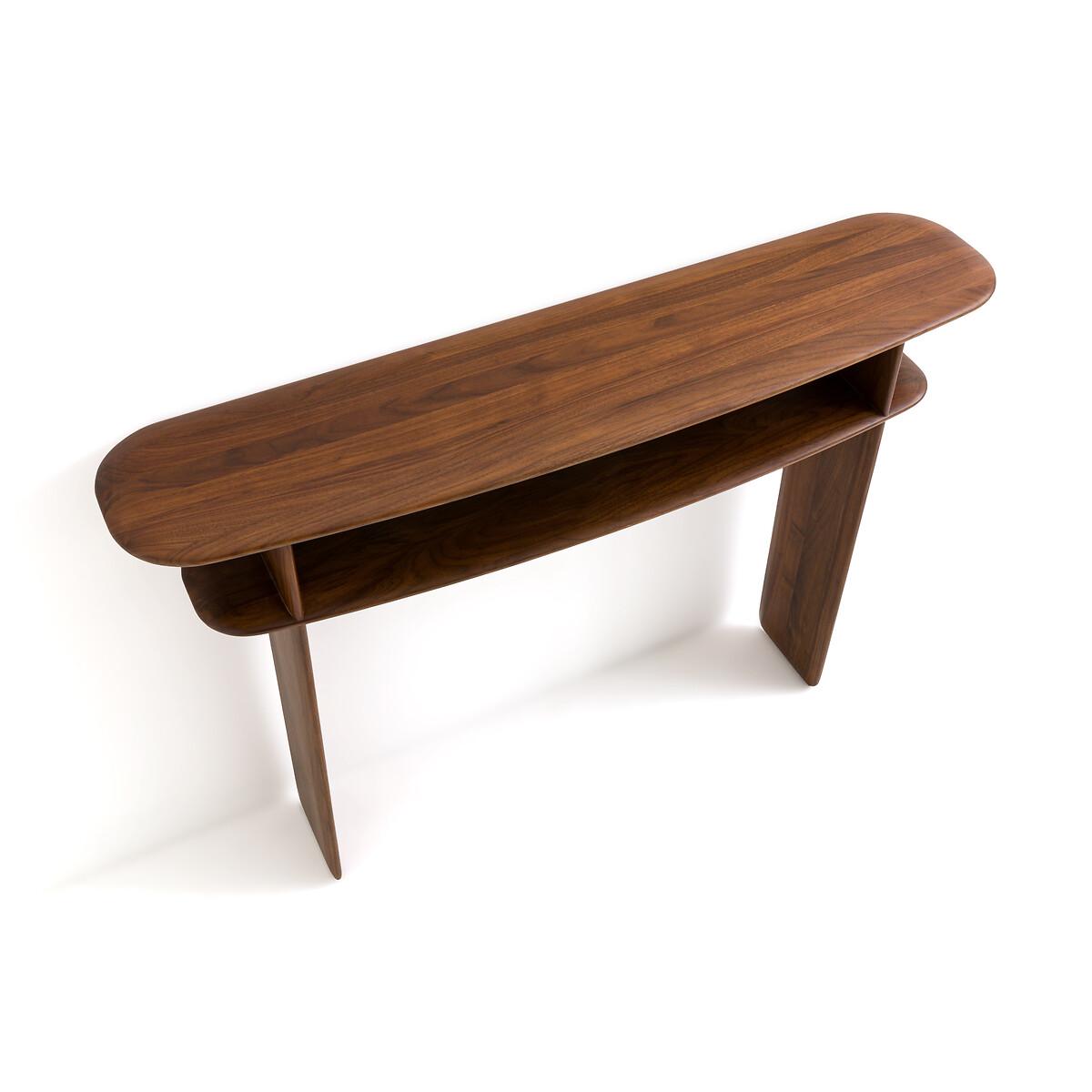 Iloss Solid Walnut Wall Console Table – image 3