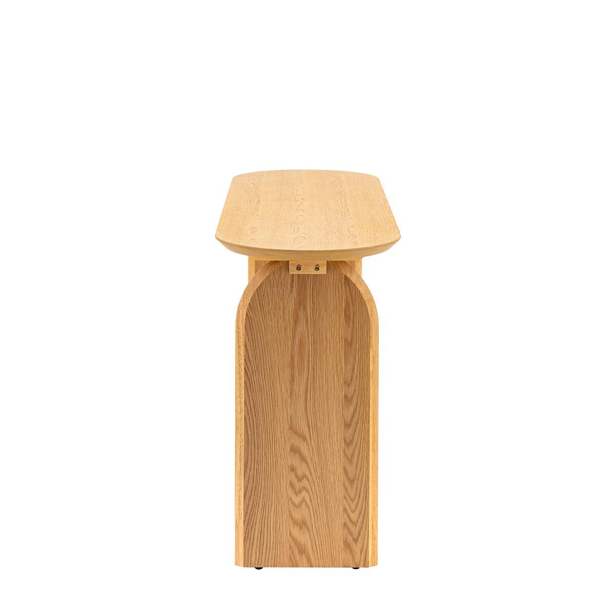 Garner Curve Oak Console Table – image 6