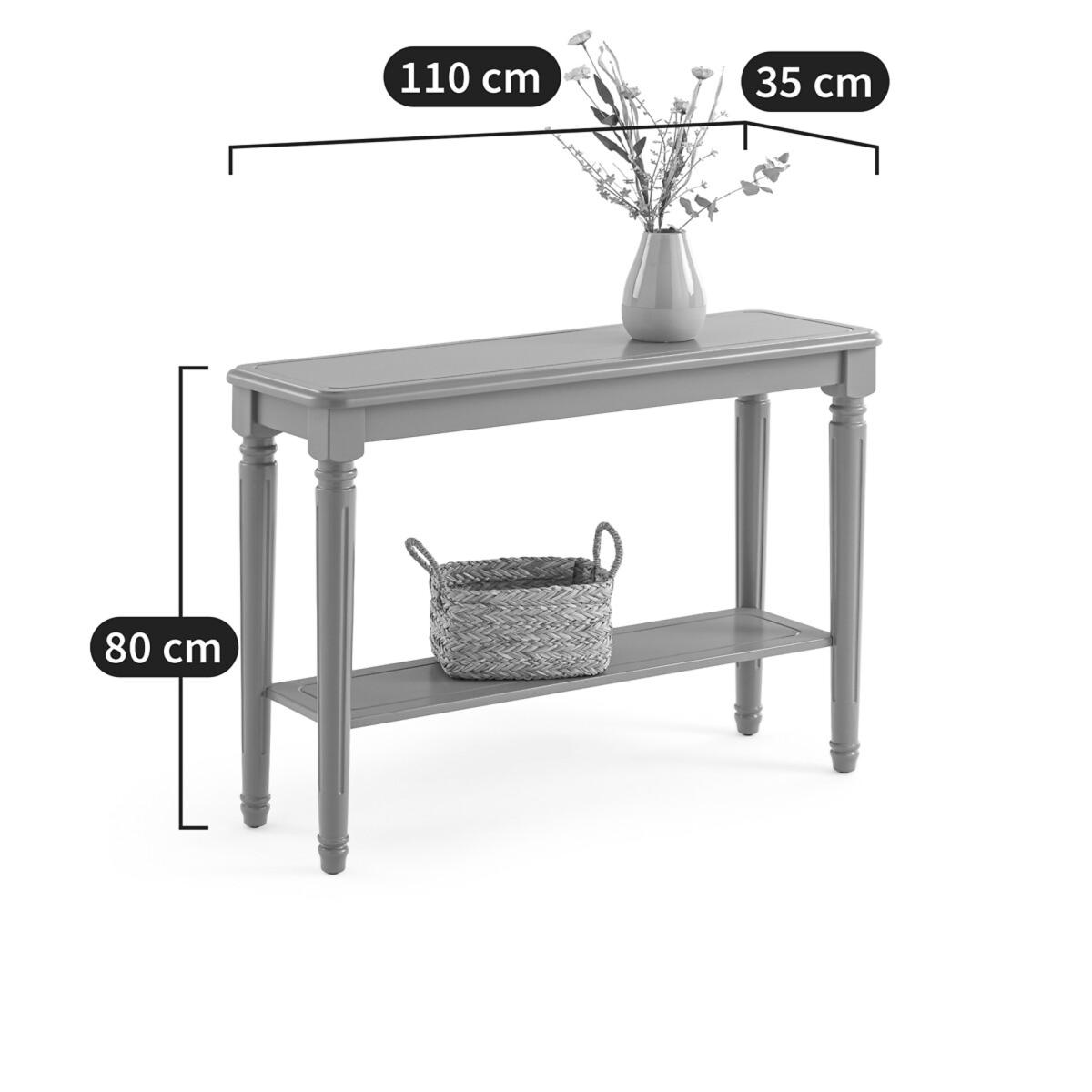 Baudry Turned Leg Pine Console Table – image 8