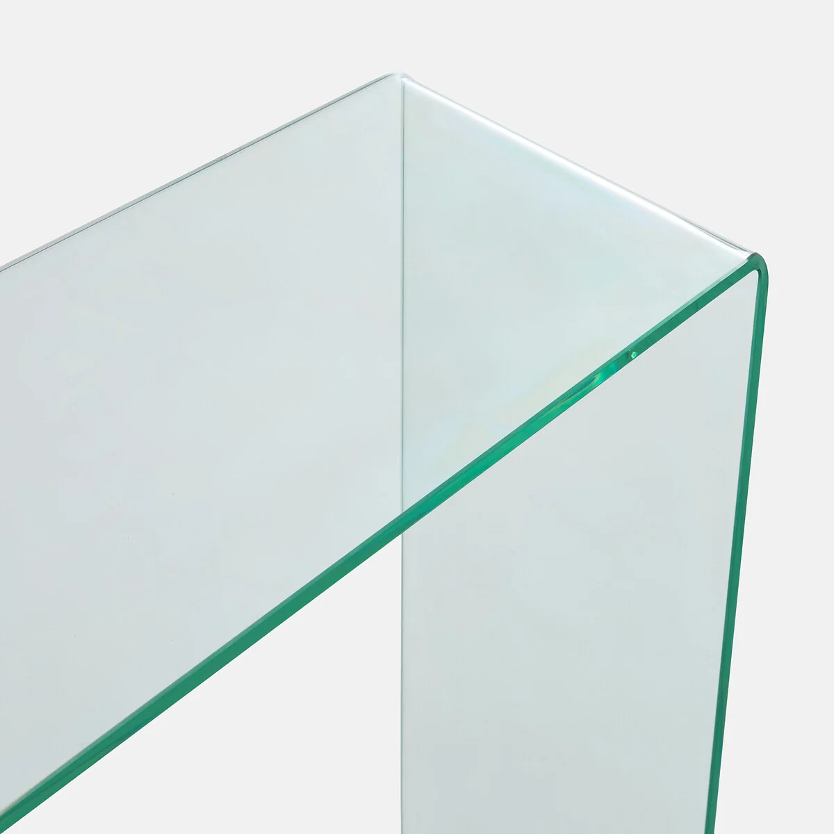 Joan Console Table in Smoked Tempered Glass – image 3