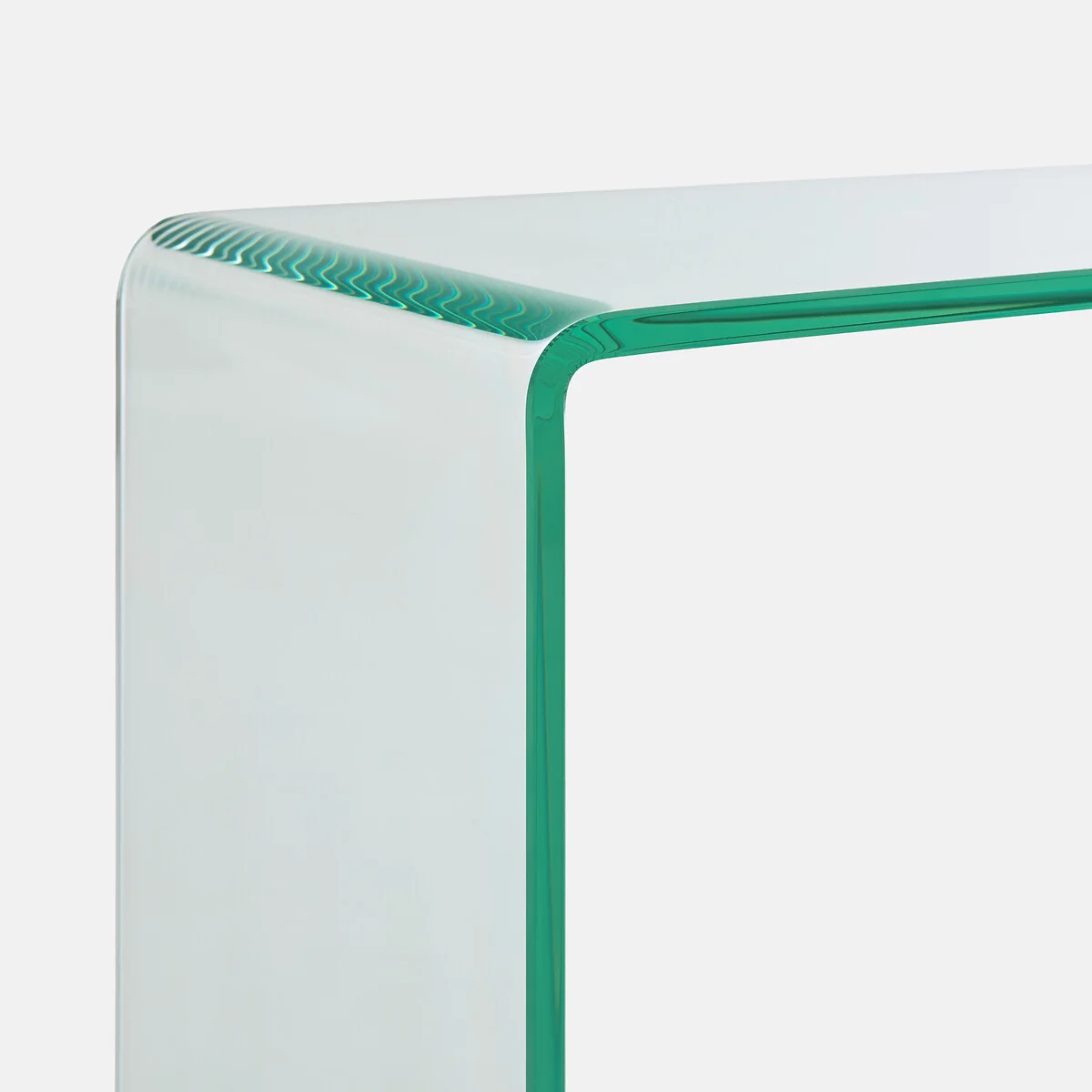 Joan Console Table in Smoked Tempered Glass – image 4