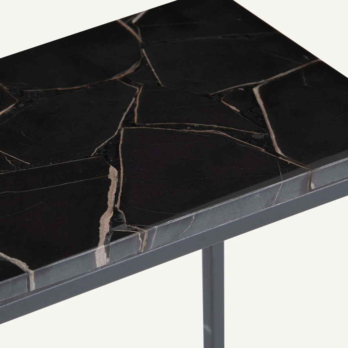 Anaximène Metal & Agate Console Table – image 4