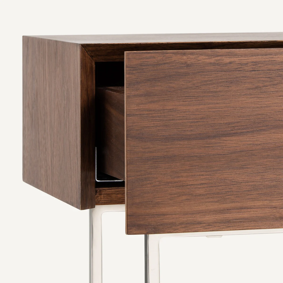 Oreko 2-Drawer Walnut Console Table – image 6