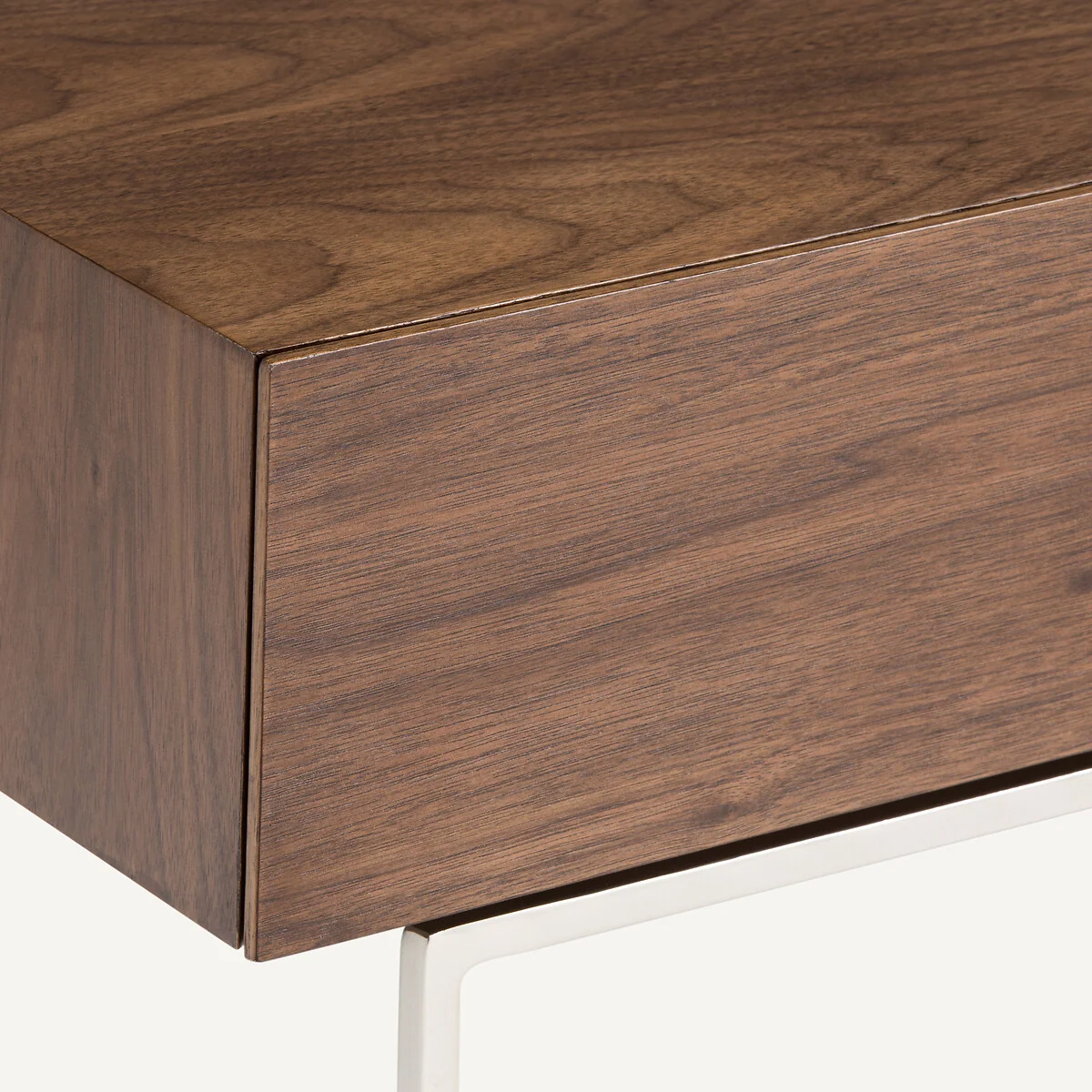 Oreko 2-Drawer Walnut Console Table – image 7