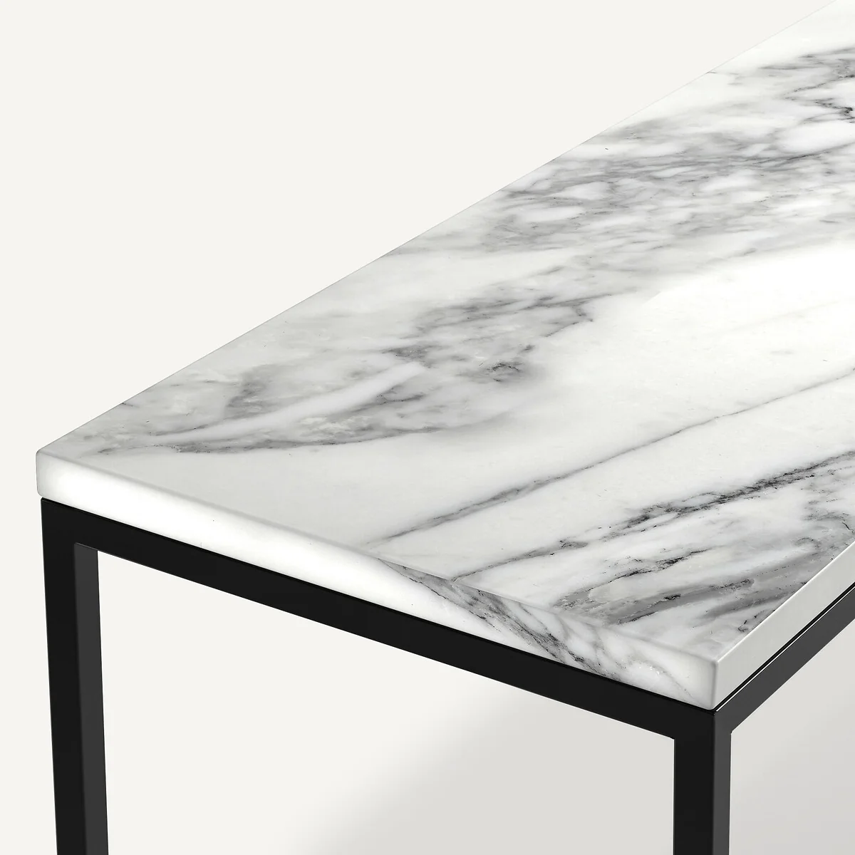 Mahaut Marble & Metal Console Table – image 3