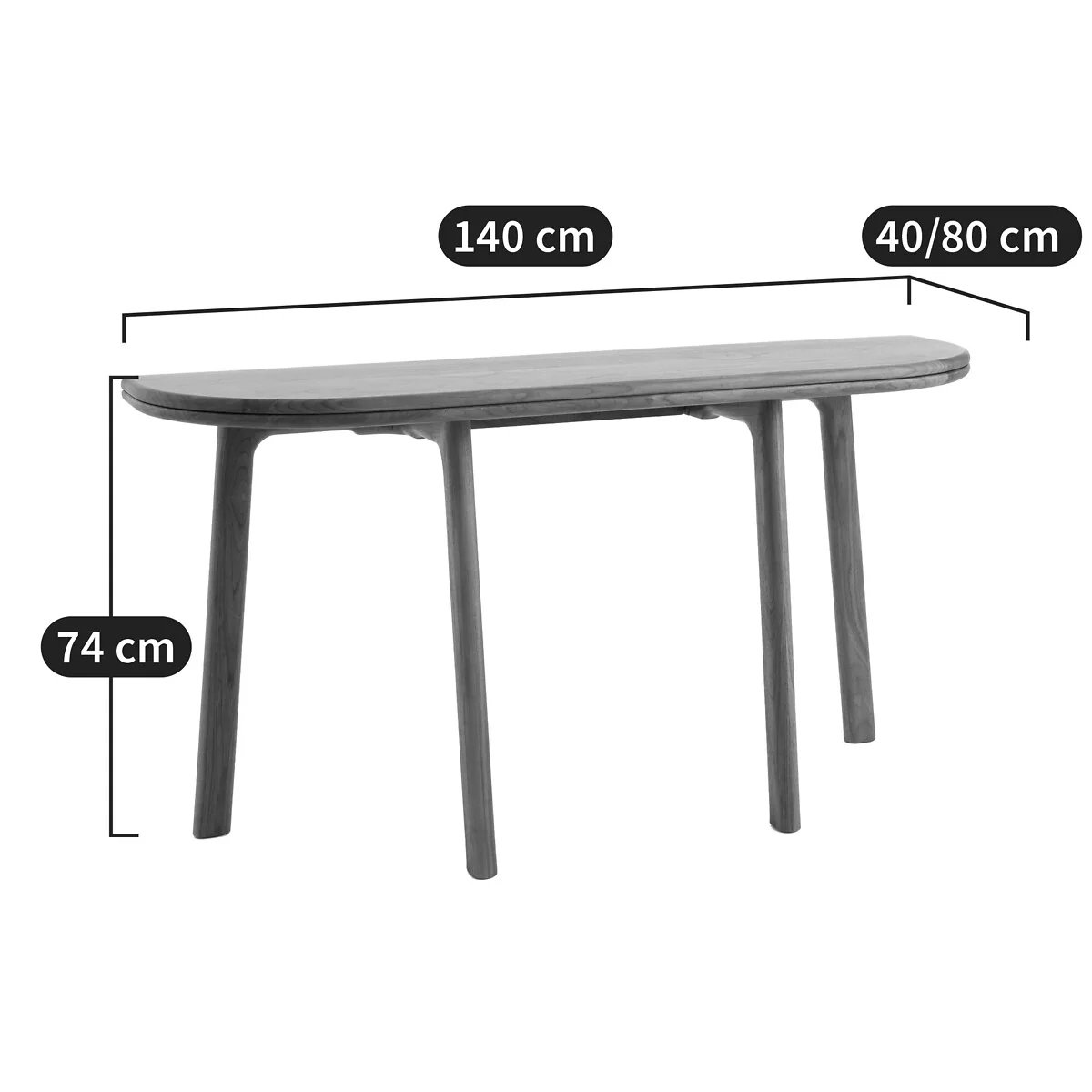 Neodiletta Console Table, Length 140cm, Designed By Emmanuel Gallina – image 8