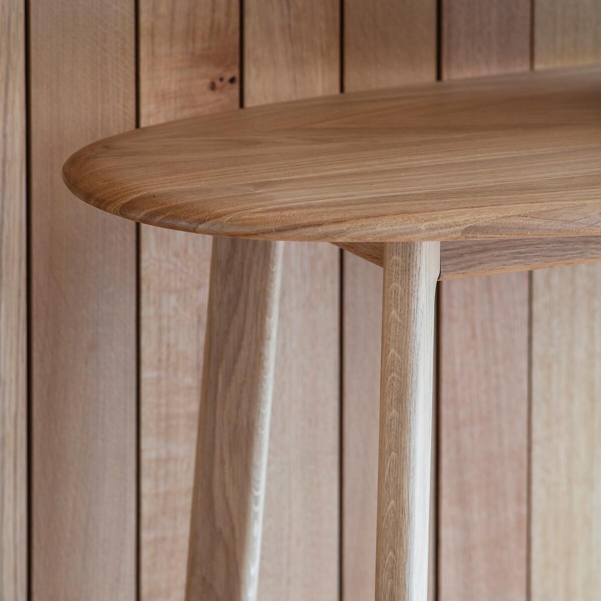 Murwara Oak Oval Console Table – image 2