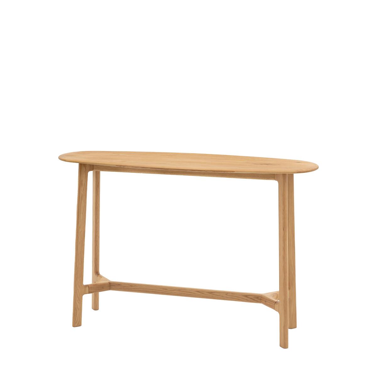Murwara Oak Oval Console Table – image 4