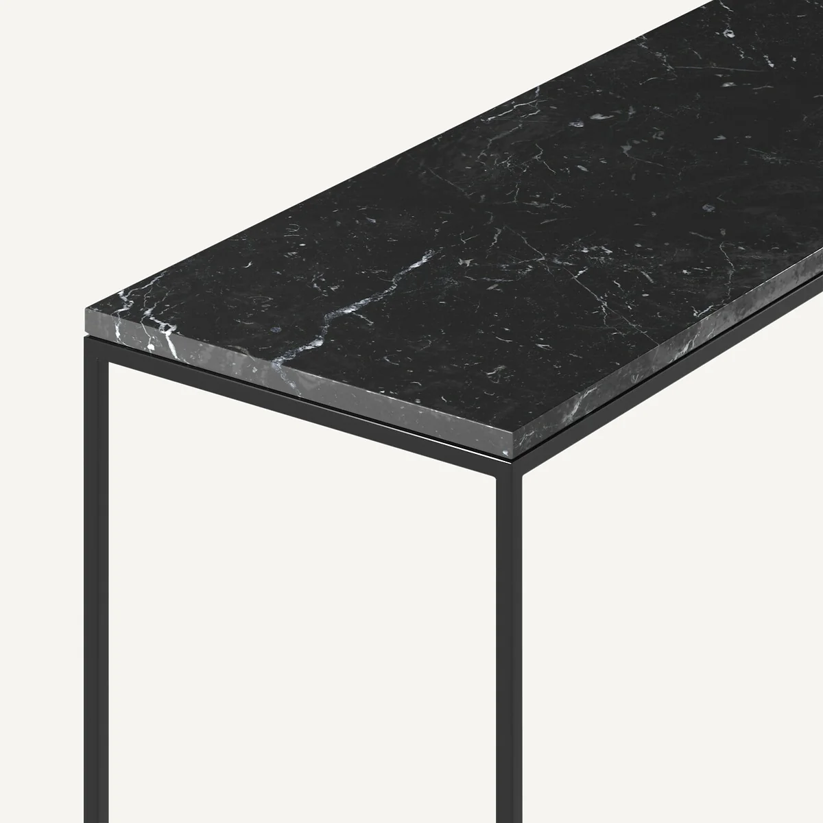 Mahaut XL Marble & Metal Console Table – image 3