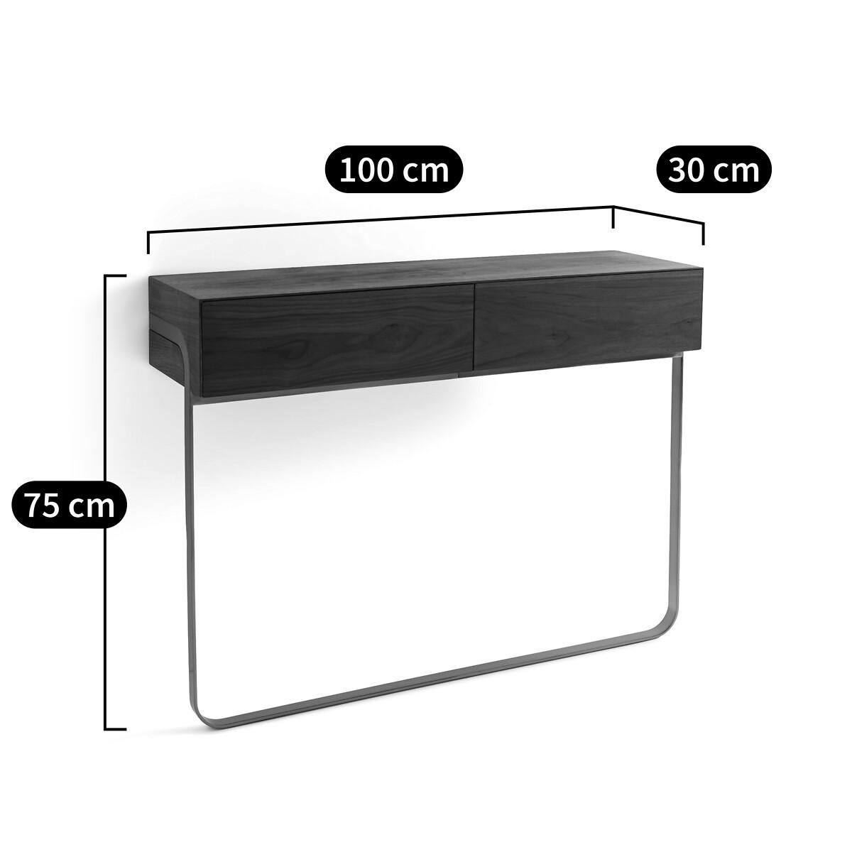 Merten Walnut Wall Console Table – image 10