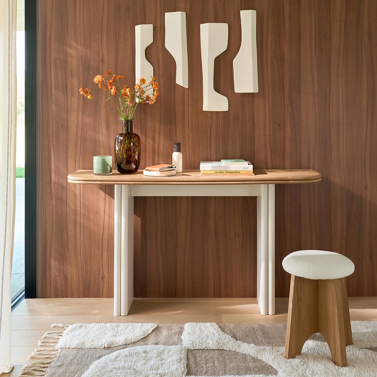 Piana Console Table in Dual Materials with 2 To 4 Places – image 2