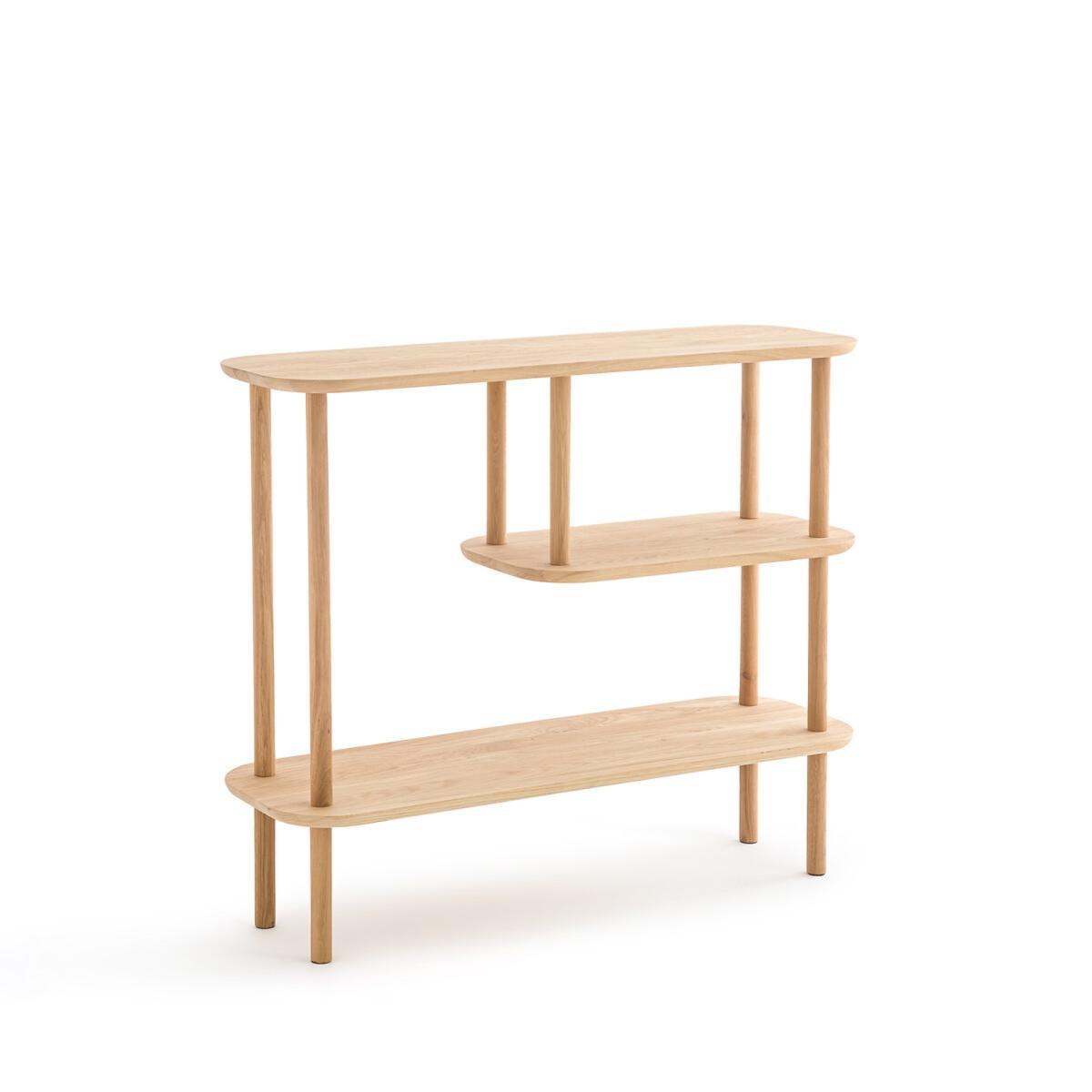 Crueso Asymmetric Solid Oak Console – image 2
