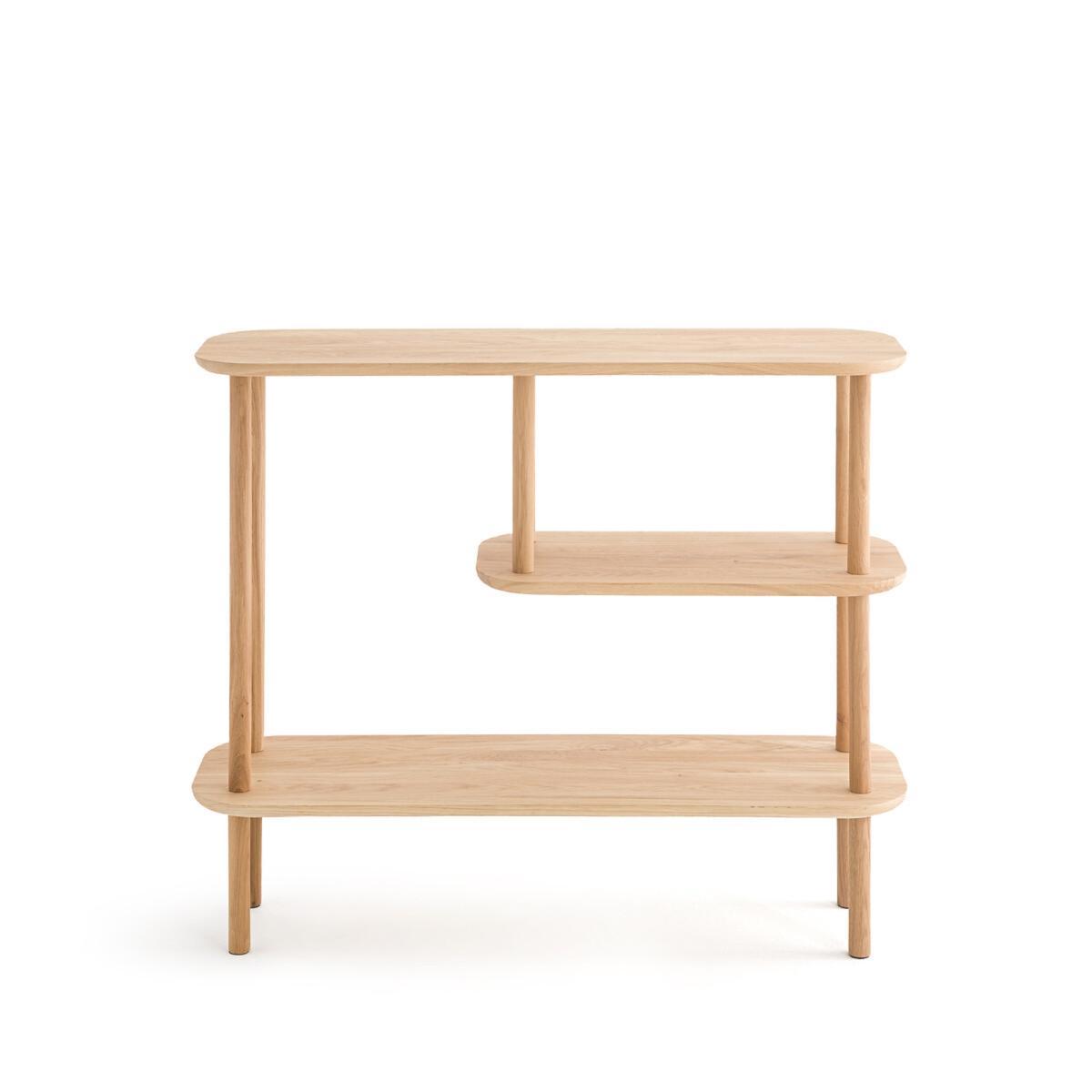 Crueso Asymmetric Solid Oak Console – image 4