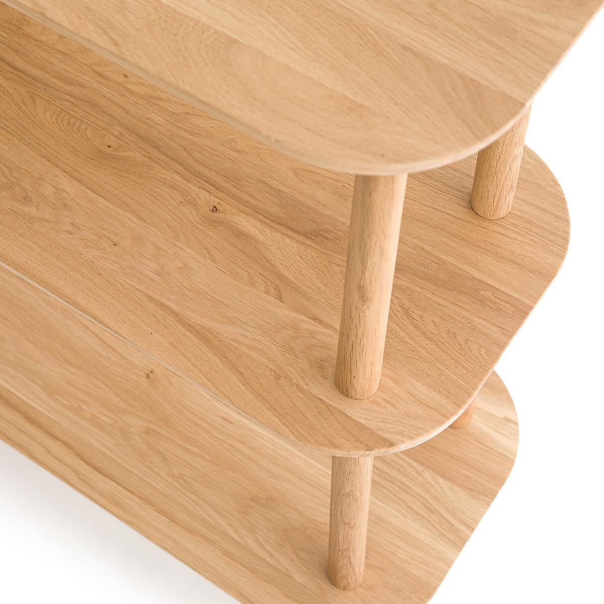 Crueso Asymmetric Solid Oak Console – image 6