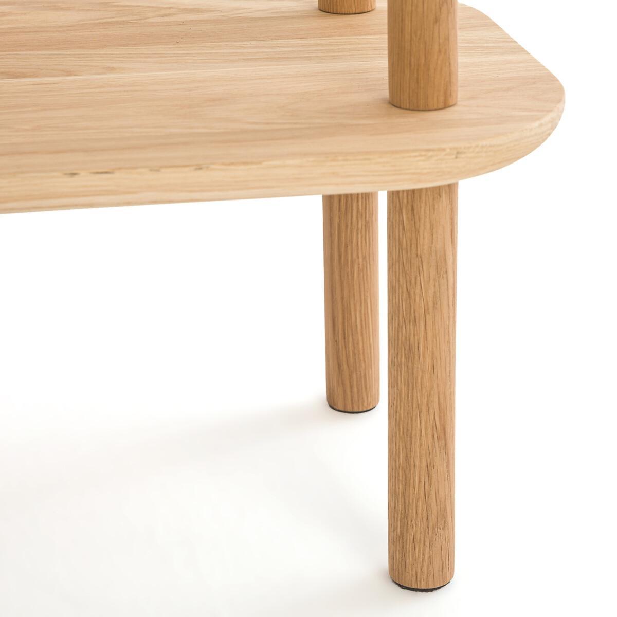 Crueso Asymmetric Solid Oak Console – image 7