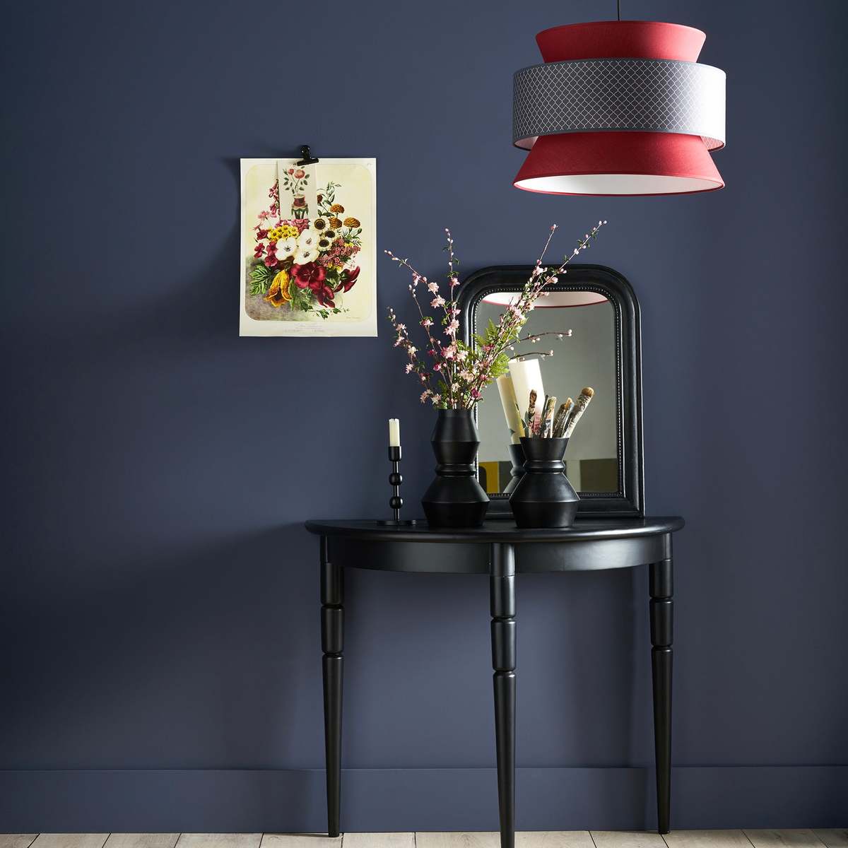 LIPSTICK Half Moon Pine & Beech Console Table – image 4