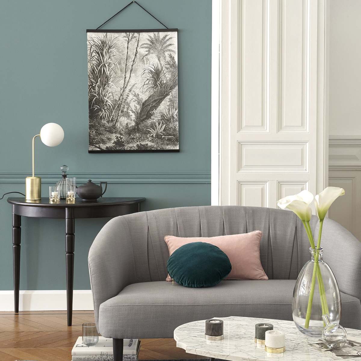 LIPSTICK Half Moon Pine & Beech Console Table – image 5