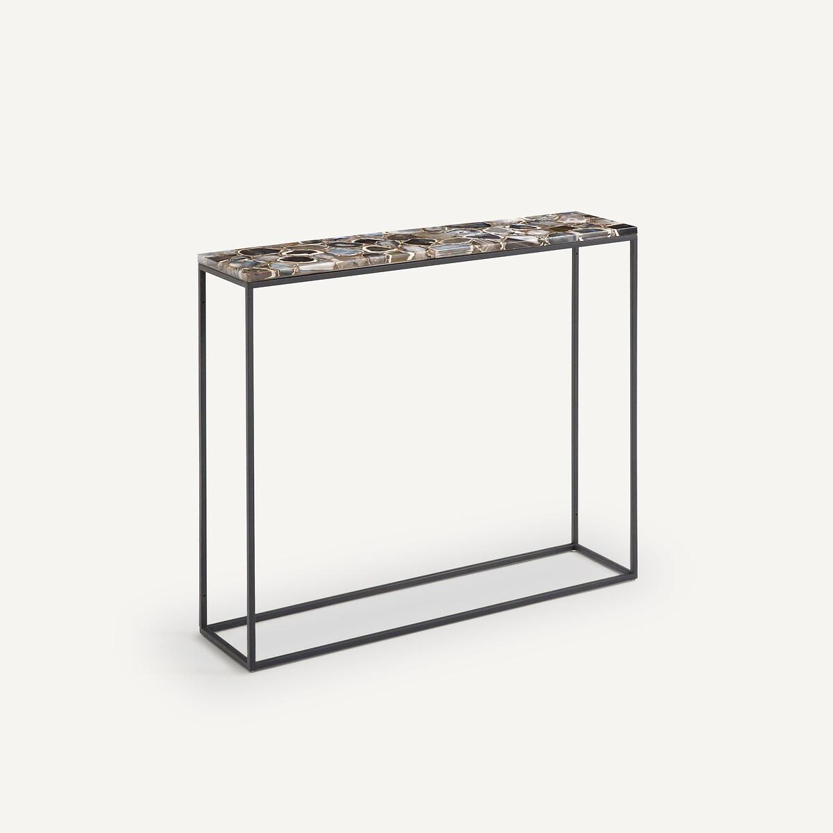 Anaximene Agate & Metal Console Table – image 3