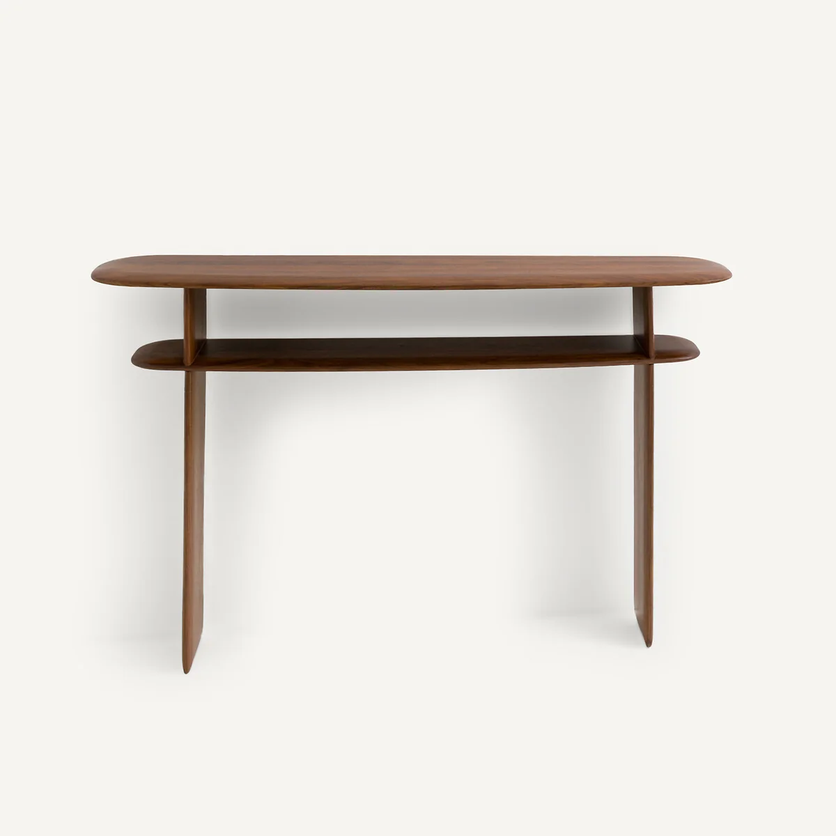 Iloss Solid Walnut Wall Console Table – image 3