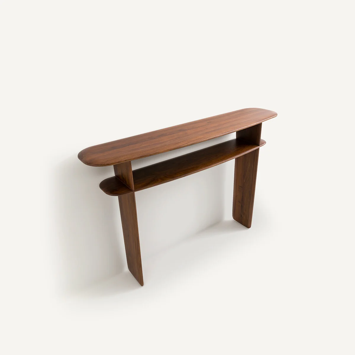 Iloss Solid Walnut Wall Console Table – image 5