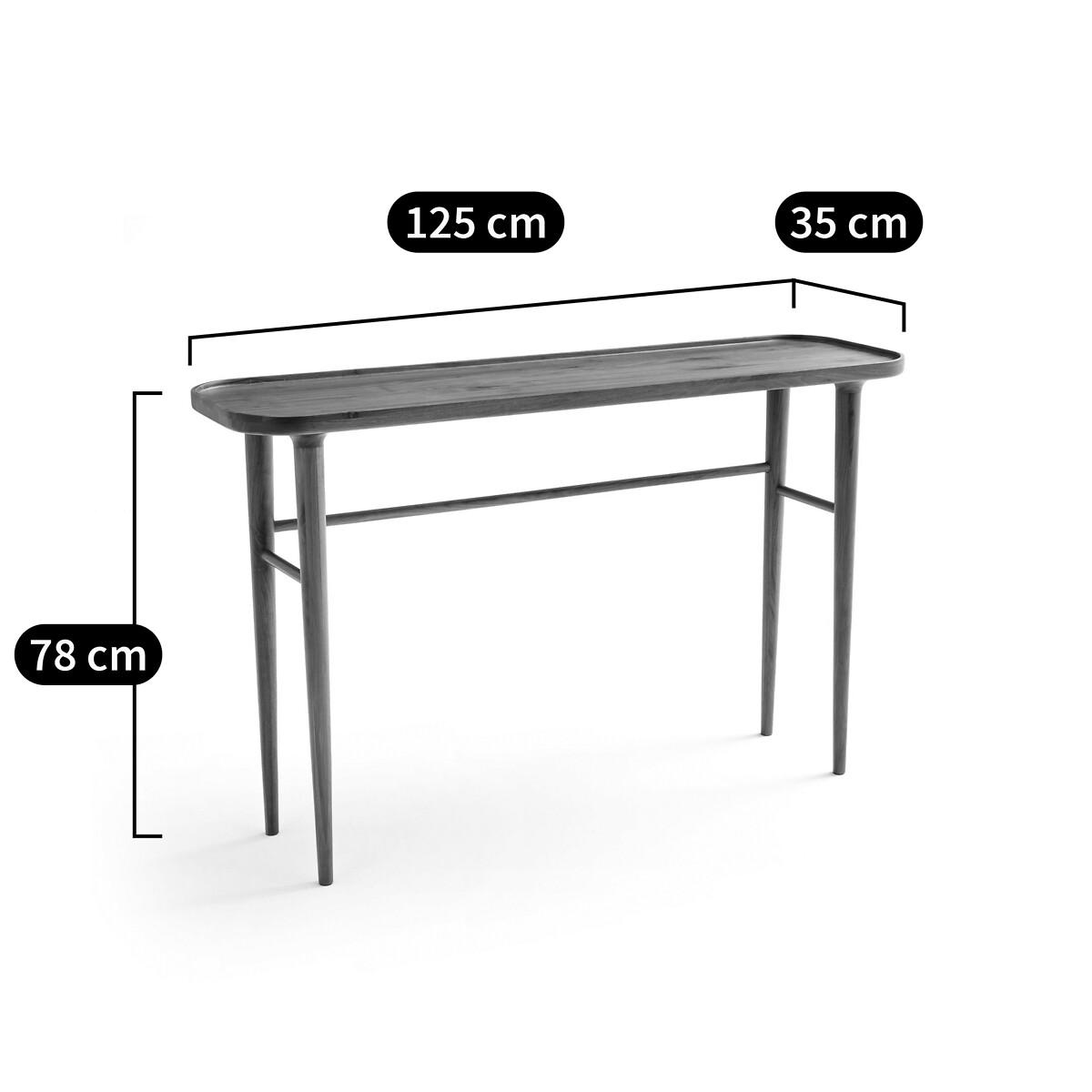 Magosia Solid Walnut Console Table – image 7