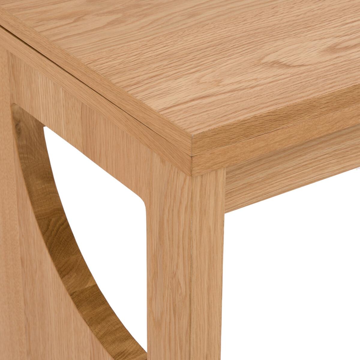 Minimal Oak Veneer Console Table – image 4