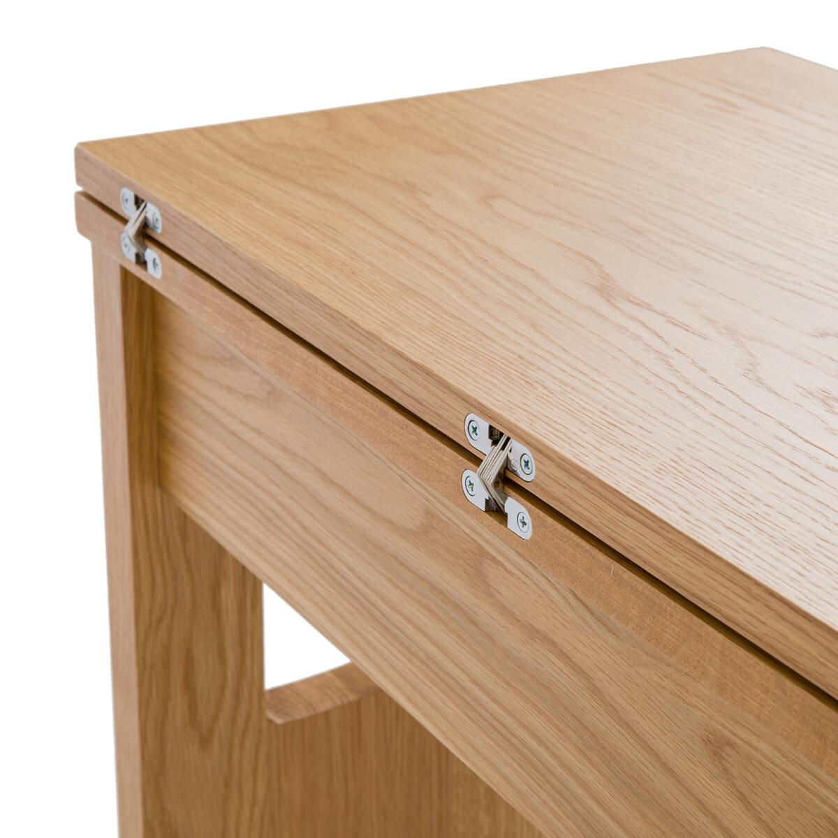 Minimal Oak Veneer Console Table – image 5