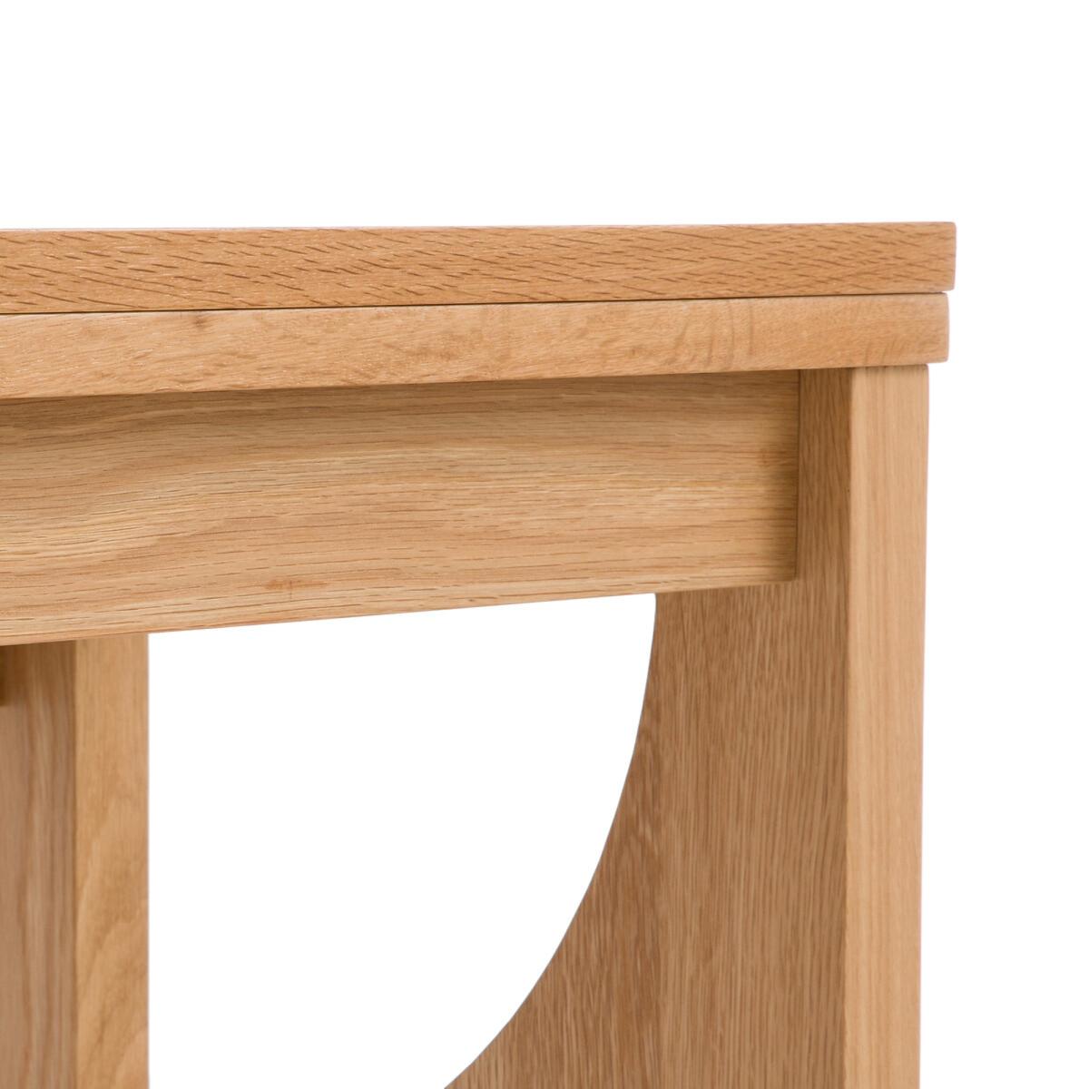 Minimal Oak Veneer Console Table – image 6