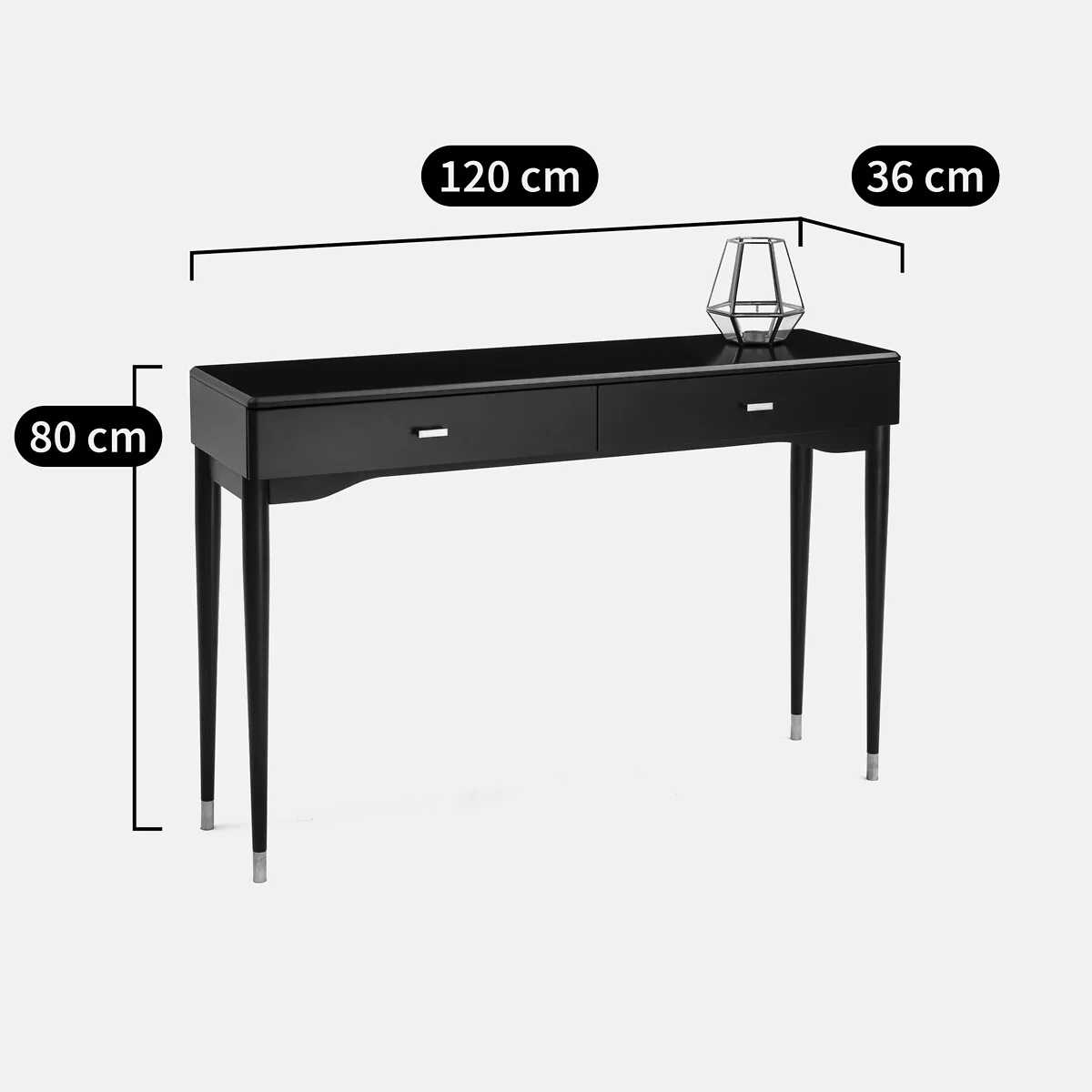 Novani Console Table with 2 Drawers – image 4
