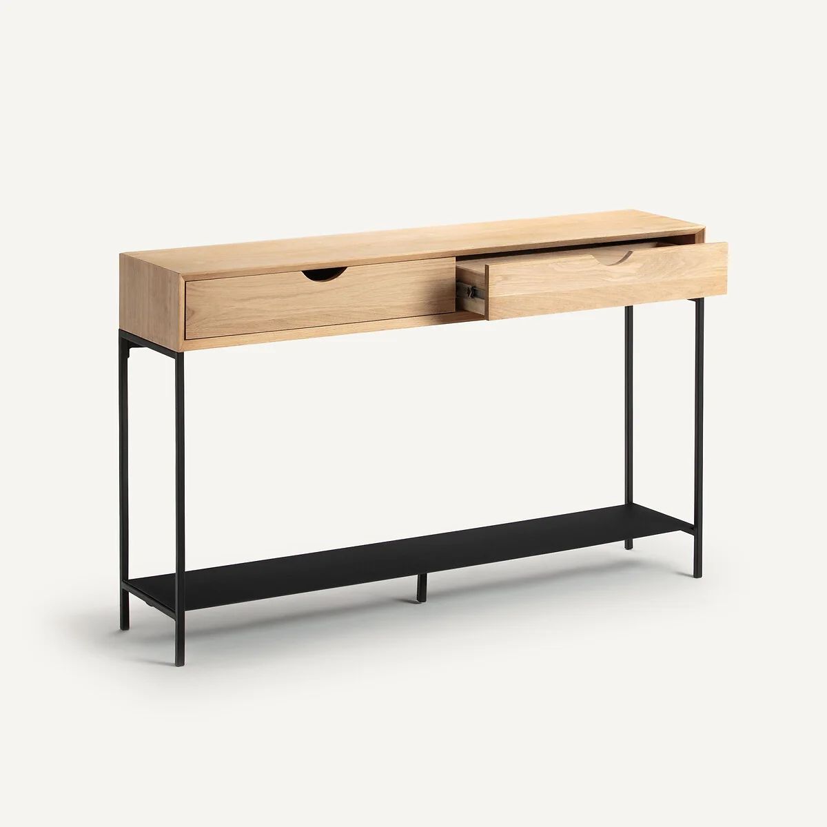 Mambo Oak Veneer Console Table – image 2