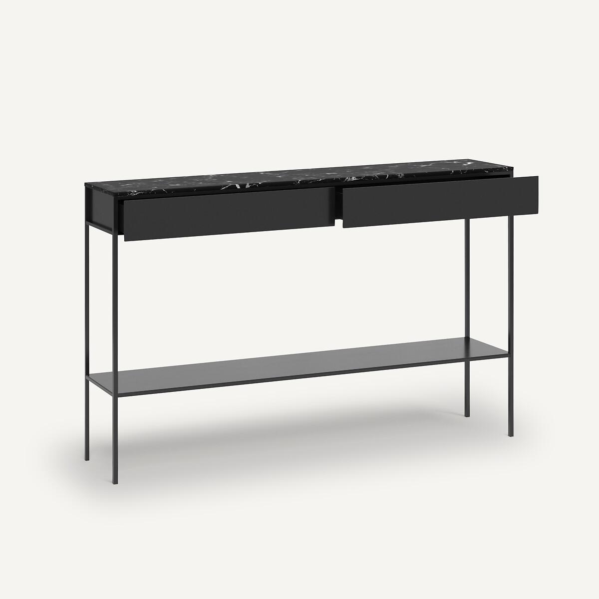 Fébée Marble & Metal Console Table – image 4